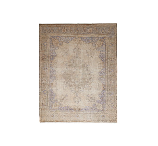 Decolorized rug beige