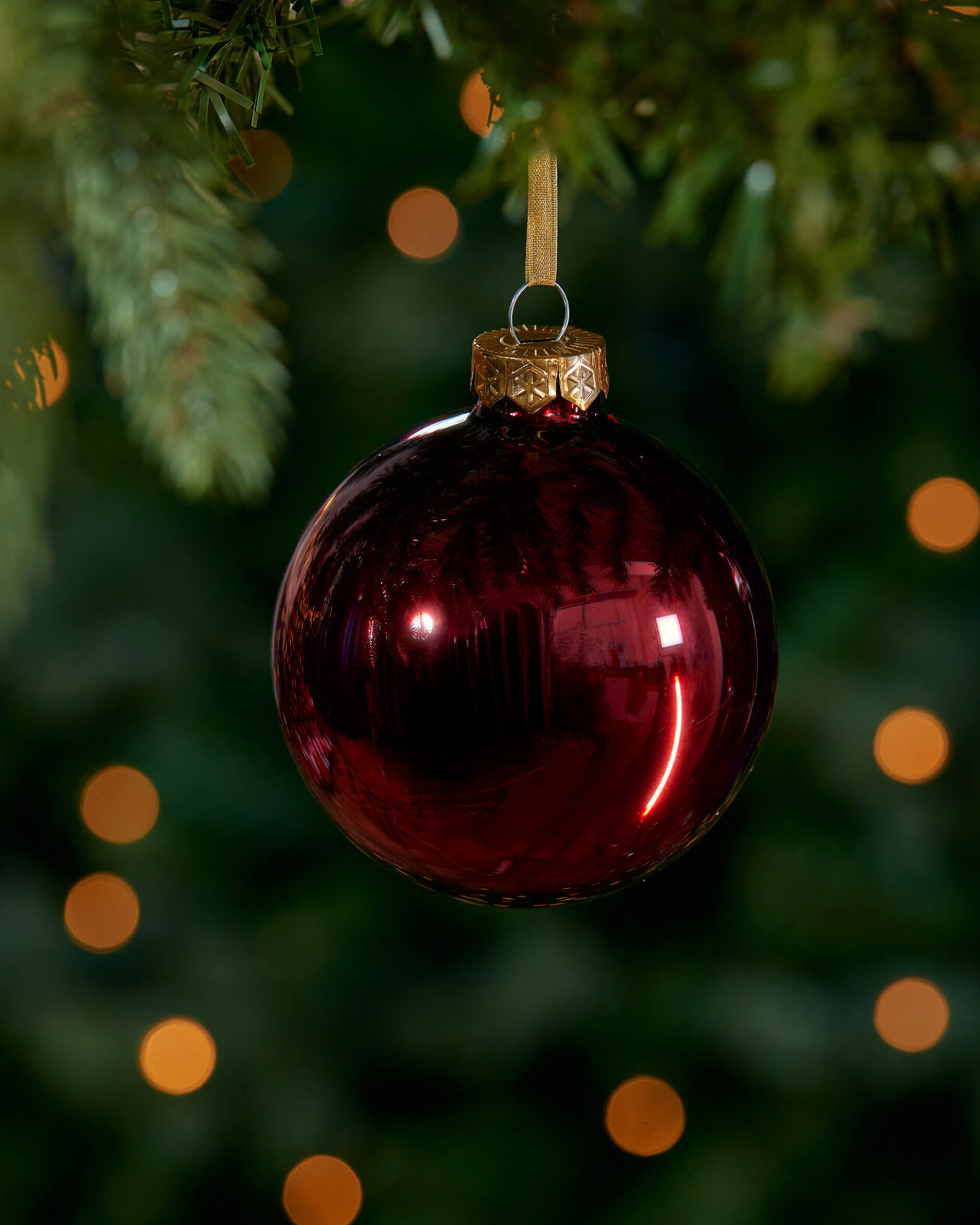 Celine julkula vinröd 8cm