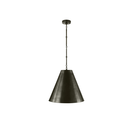 null - Goodman Hanging Light Bronze/Linen M