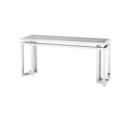 Polished Stainless Steel - Console table Palmer