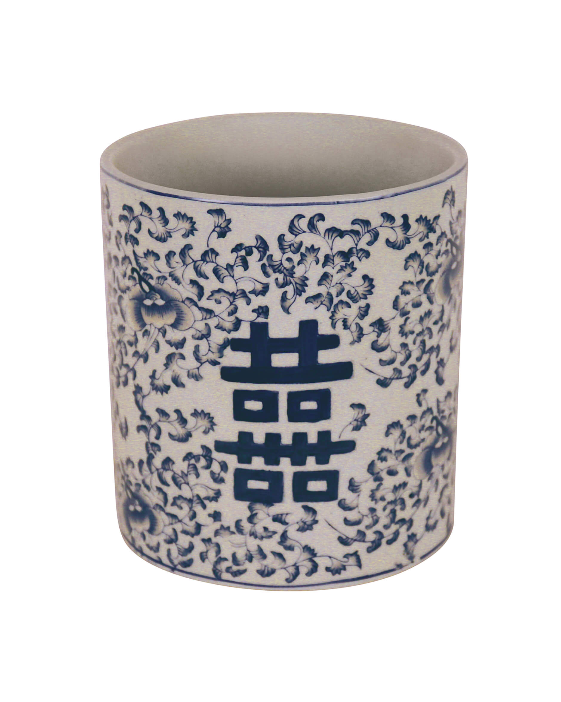 Happiness ruukku sininen/valkoinen