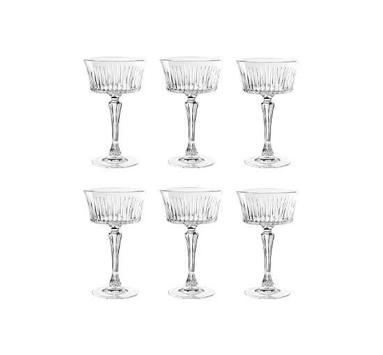 Manhattan cocktailglas kristall