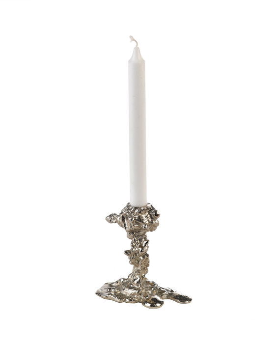 Drip Lysestake sølv