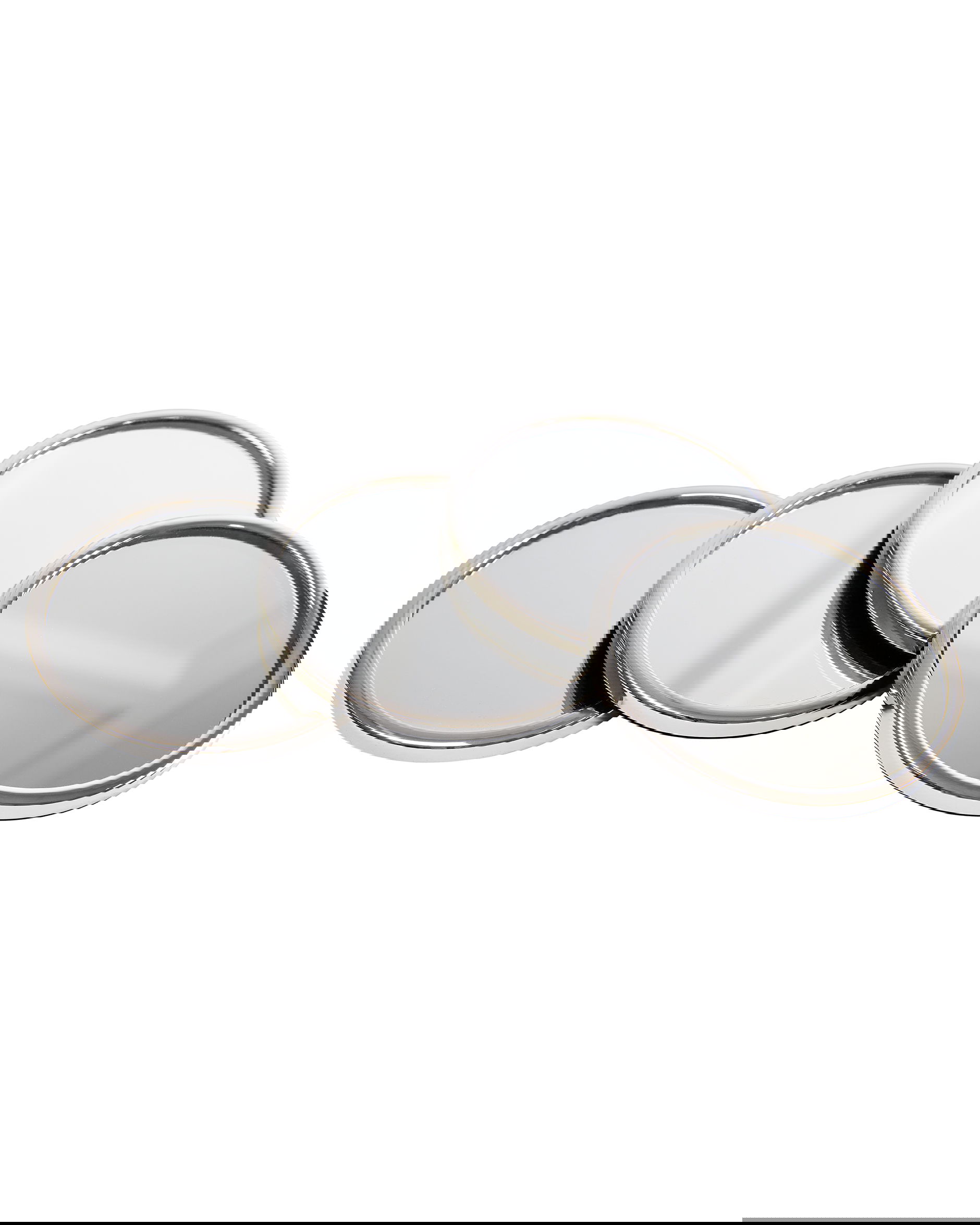 Garrett glasunderlägg silver 4-pack