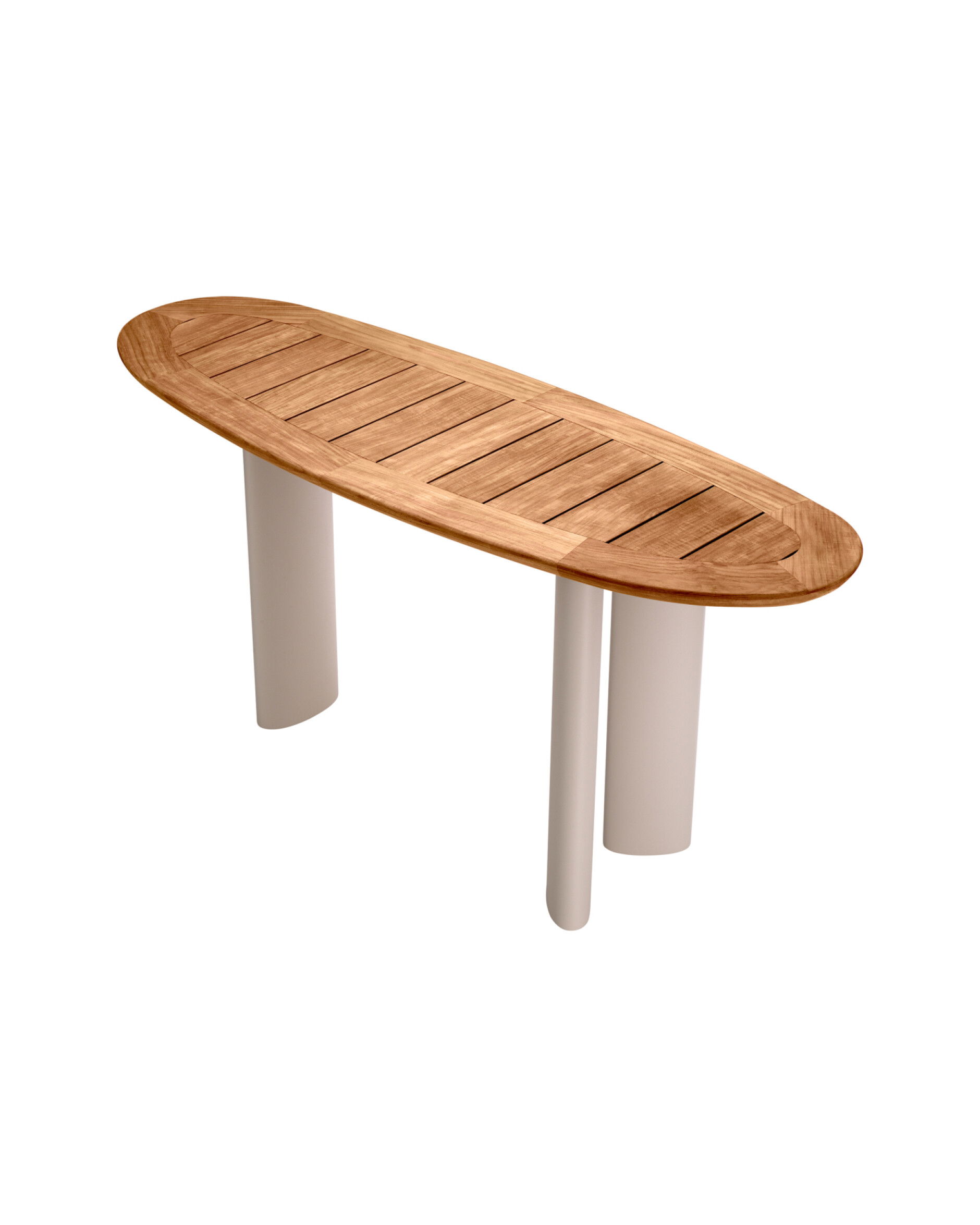 Free Form konsolbord natural teak