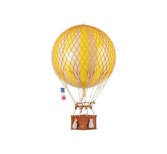True Yellow - Hot Air Ballon Royal Aero Blue Light