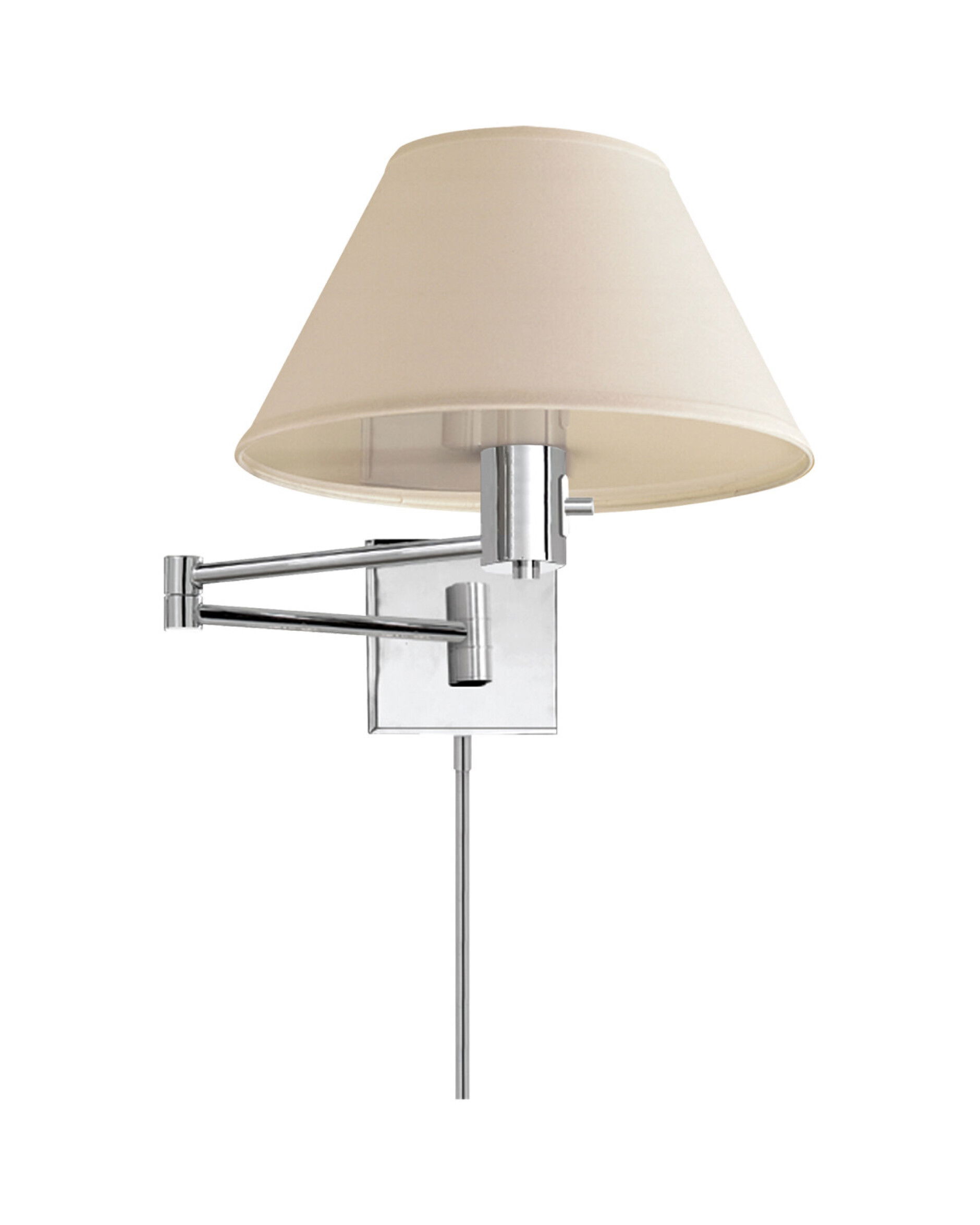 Classic vägglampa nickel