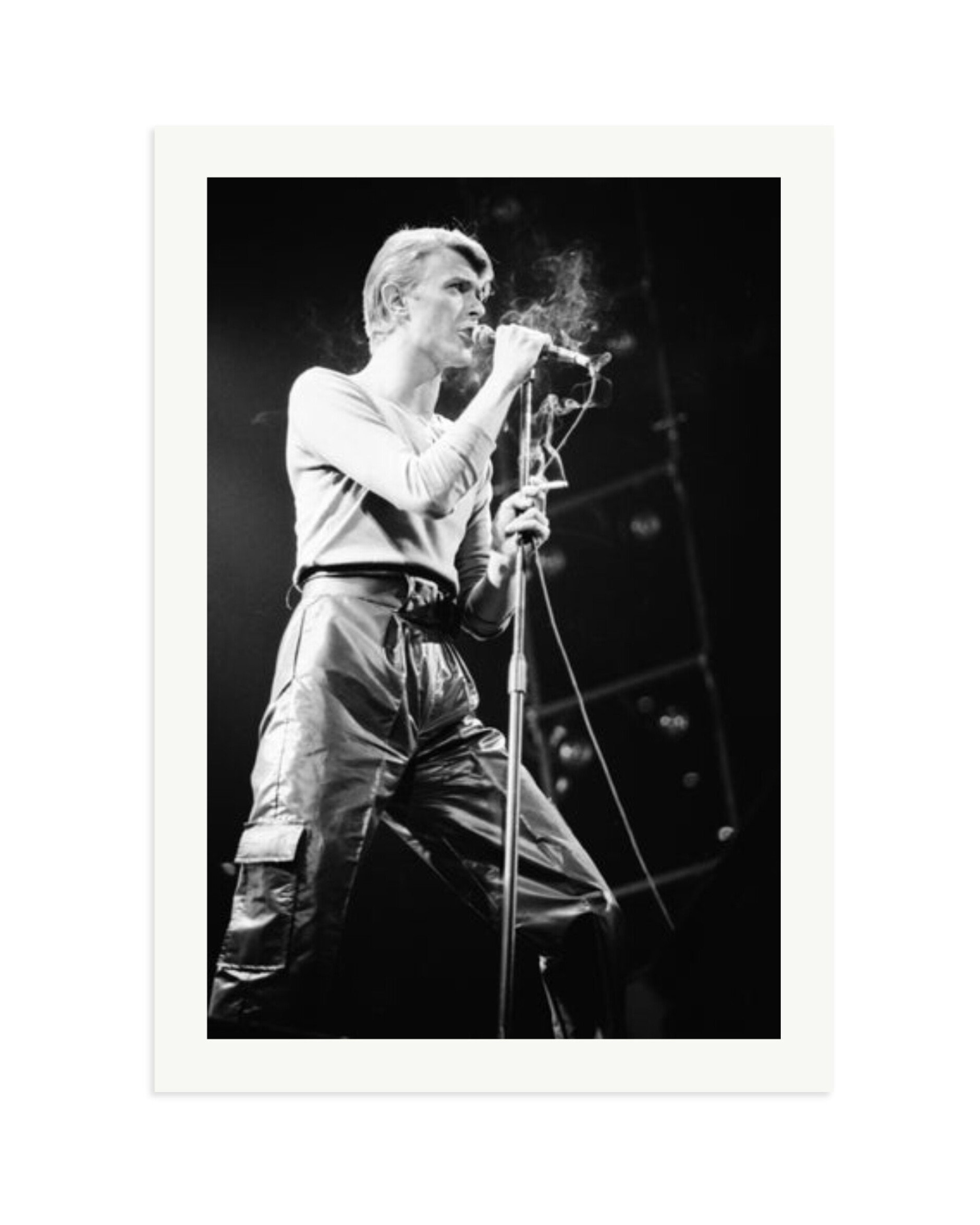 Smoking Bowie, 1978 Print Only / XXL