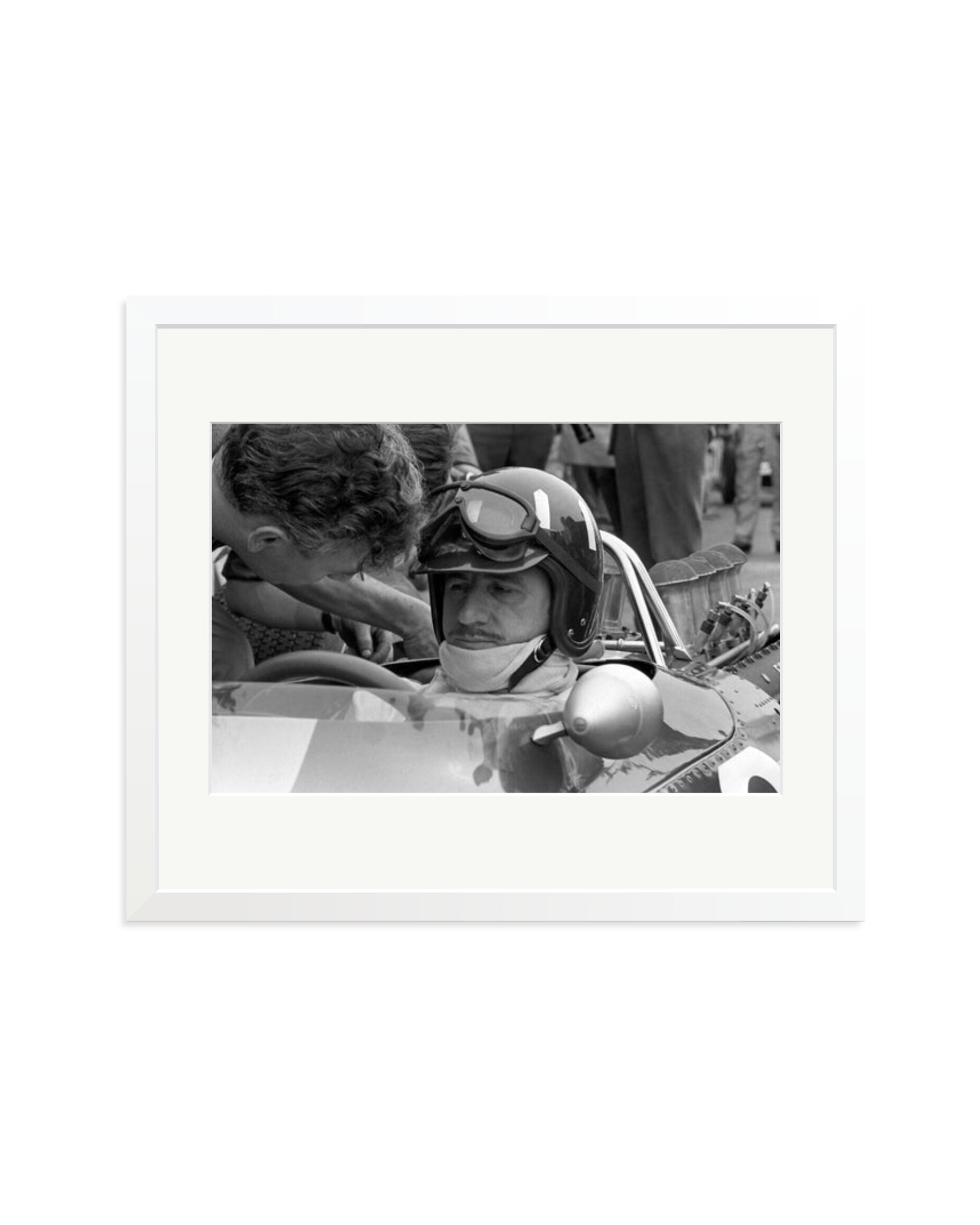 Graham Hill and Keith Duckworth White / Large