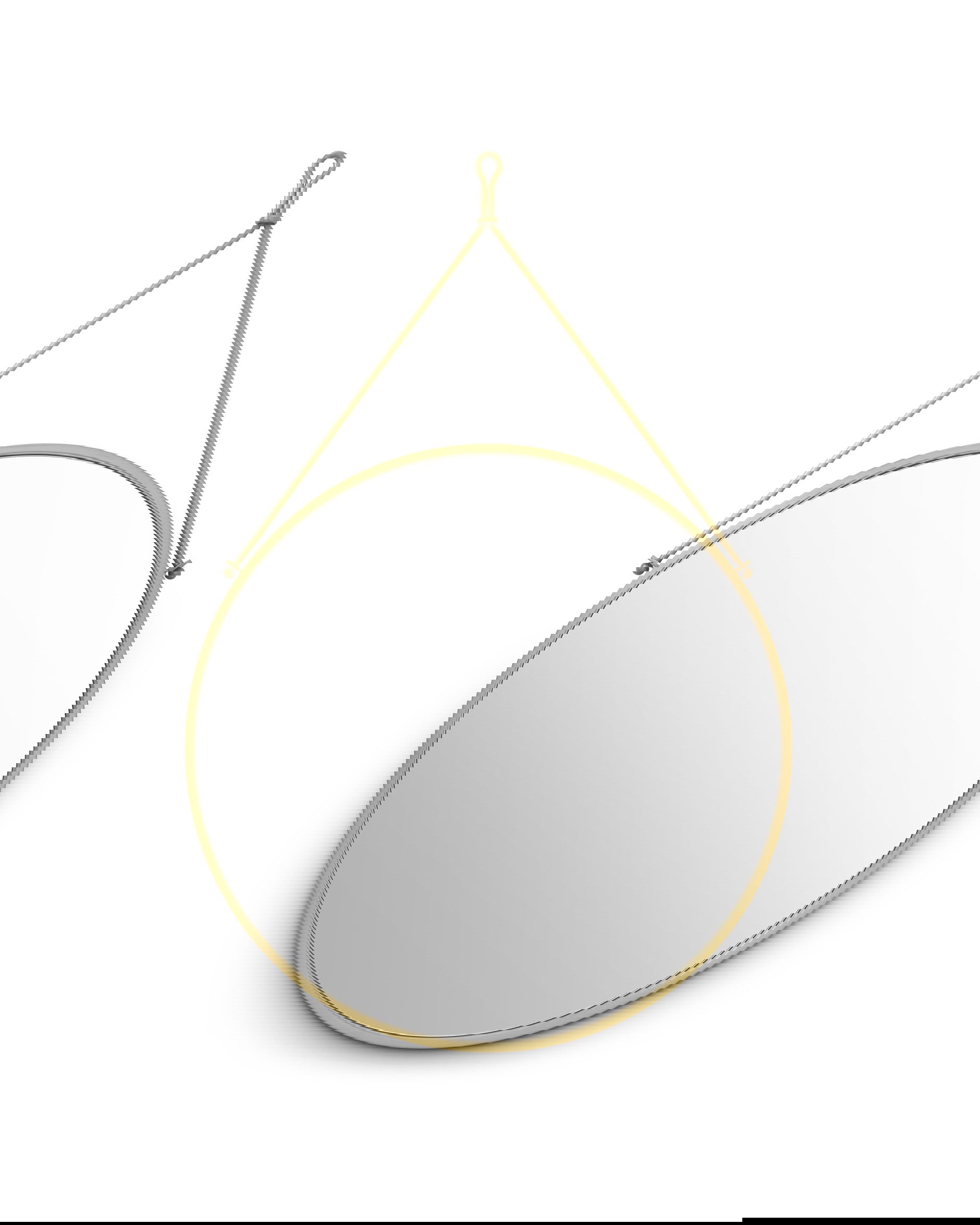 Morongo spegel mässing