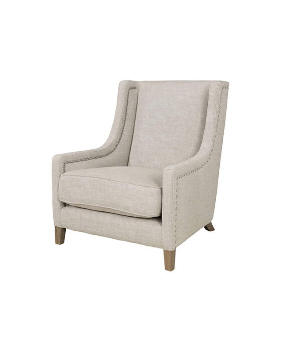 aw44 fåtölj linen sand