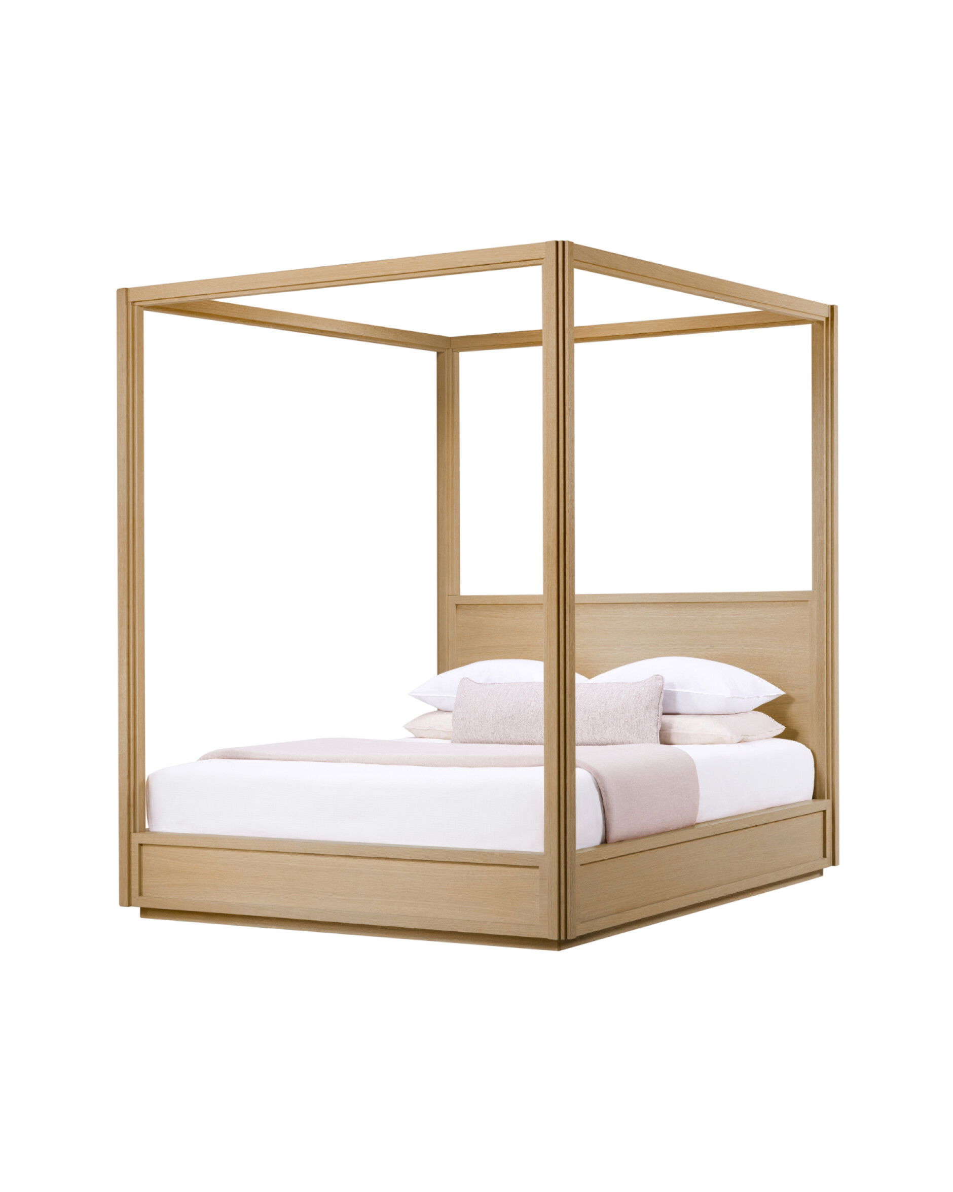 Oak canopy bed hotsell