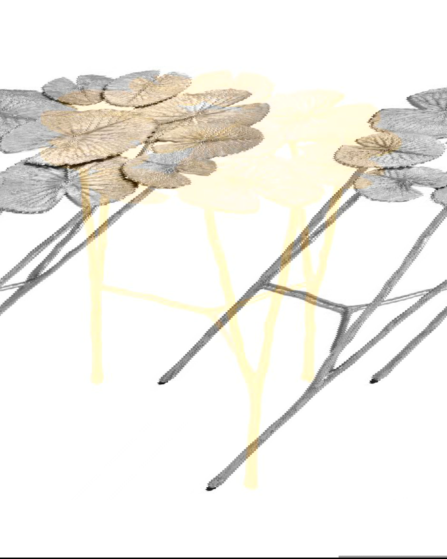 Tropicale Side Table Polished Brass