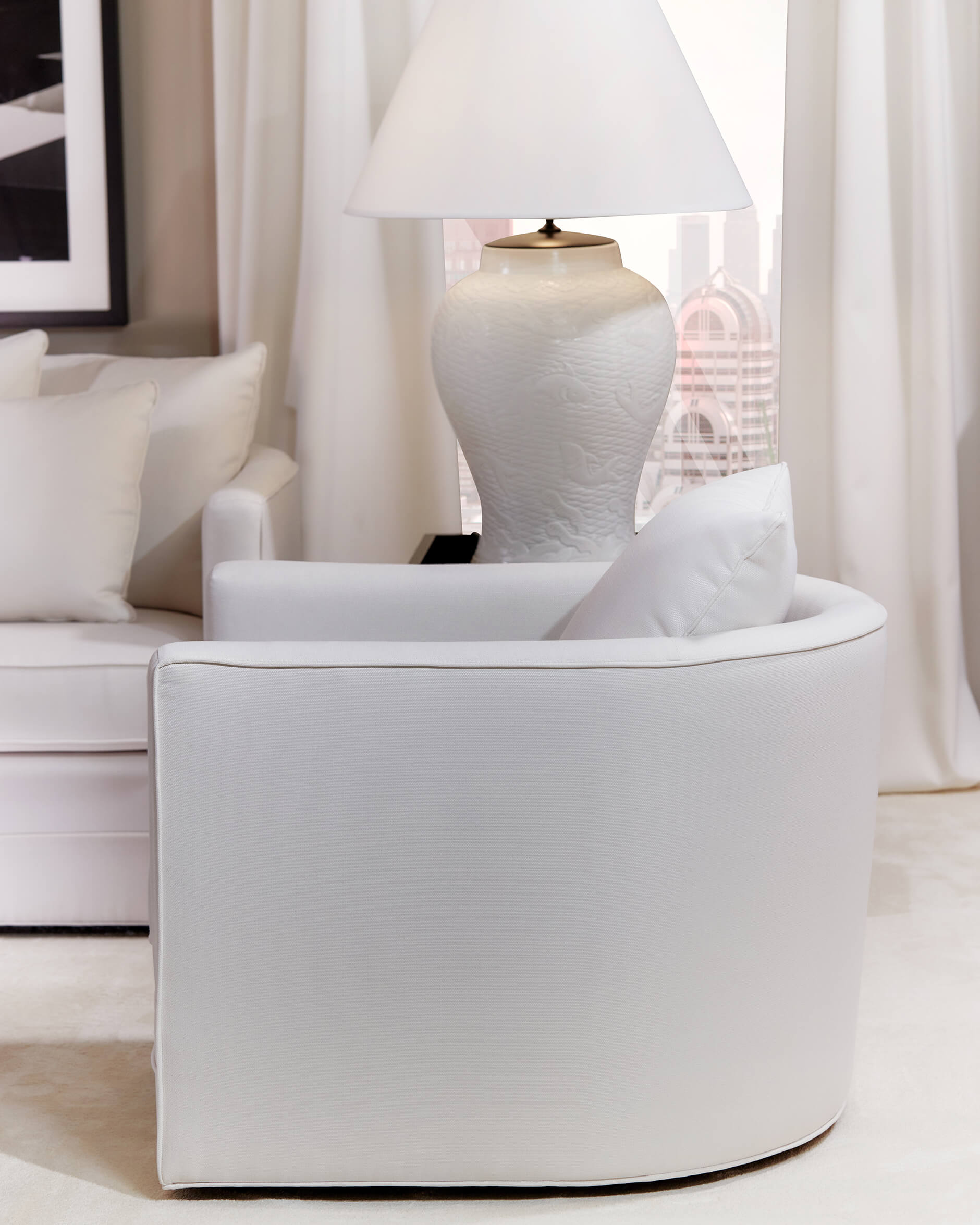 Monroe fåtölj off-white