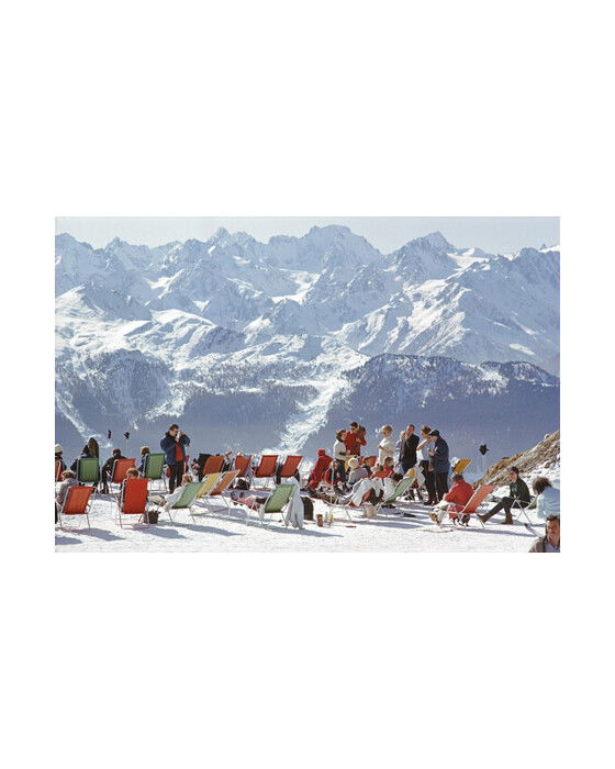 Lounging in Verbier