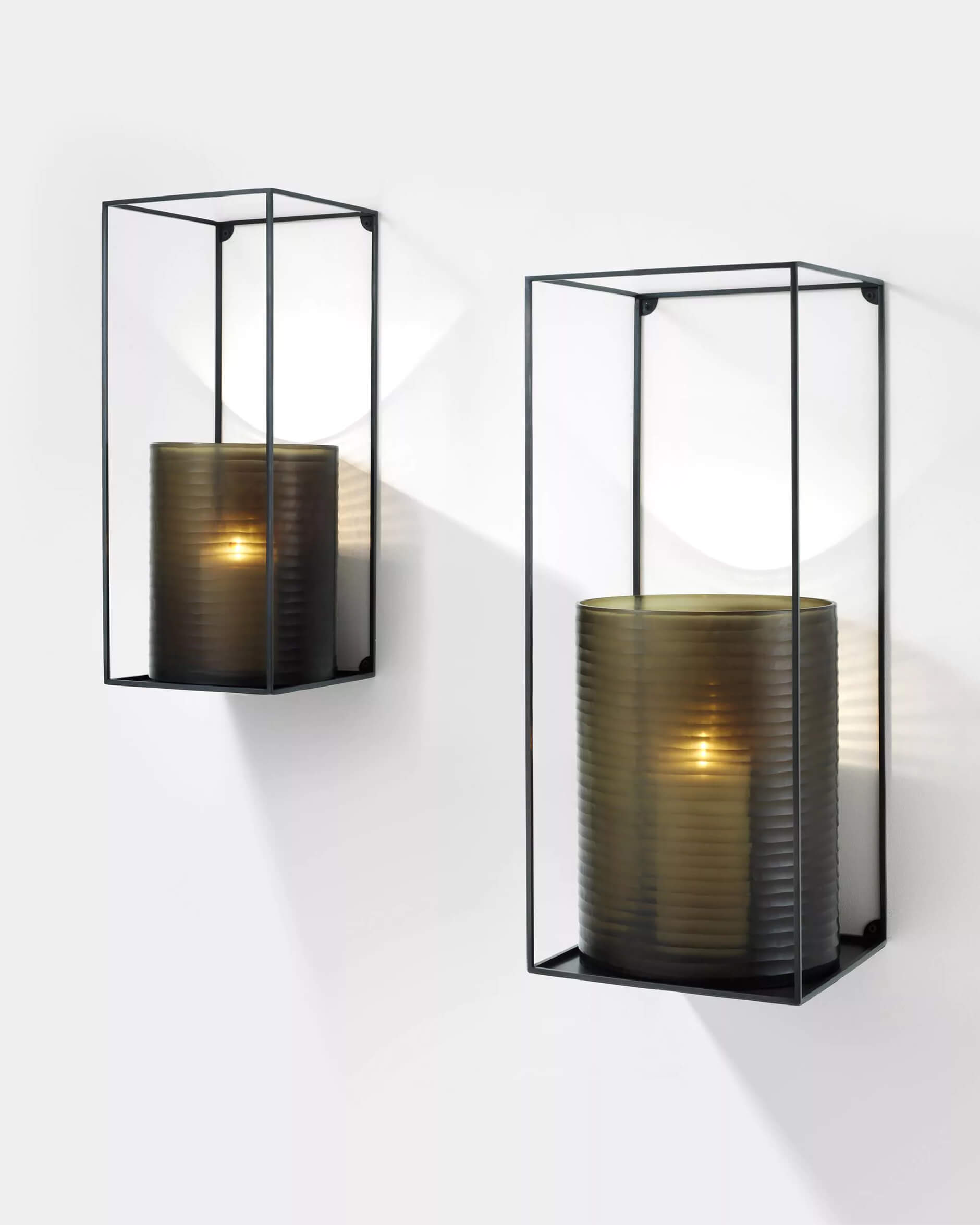 Deco vägghylla brons