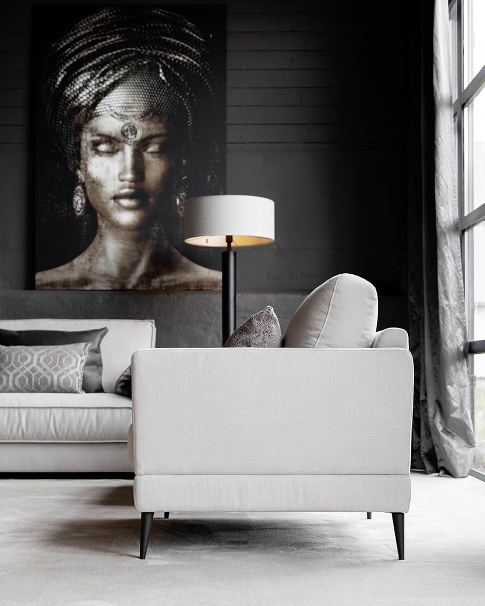 Andorra fåtölj colonella linen