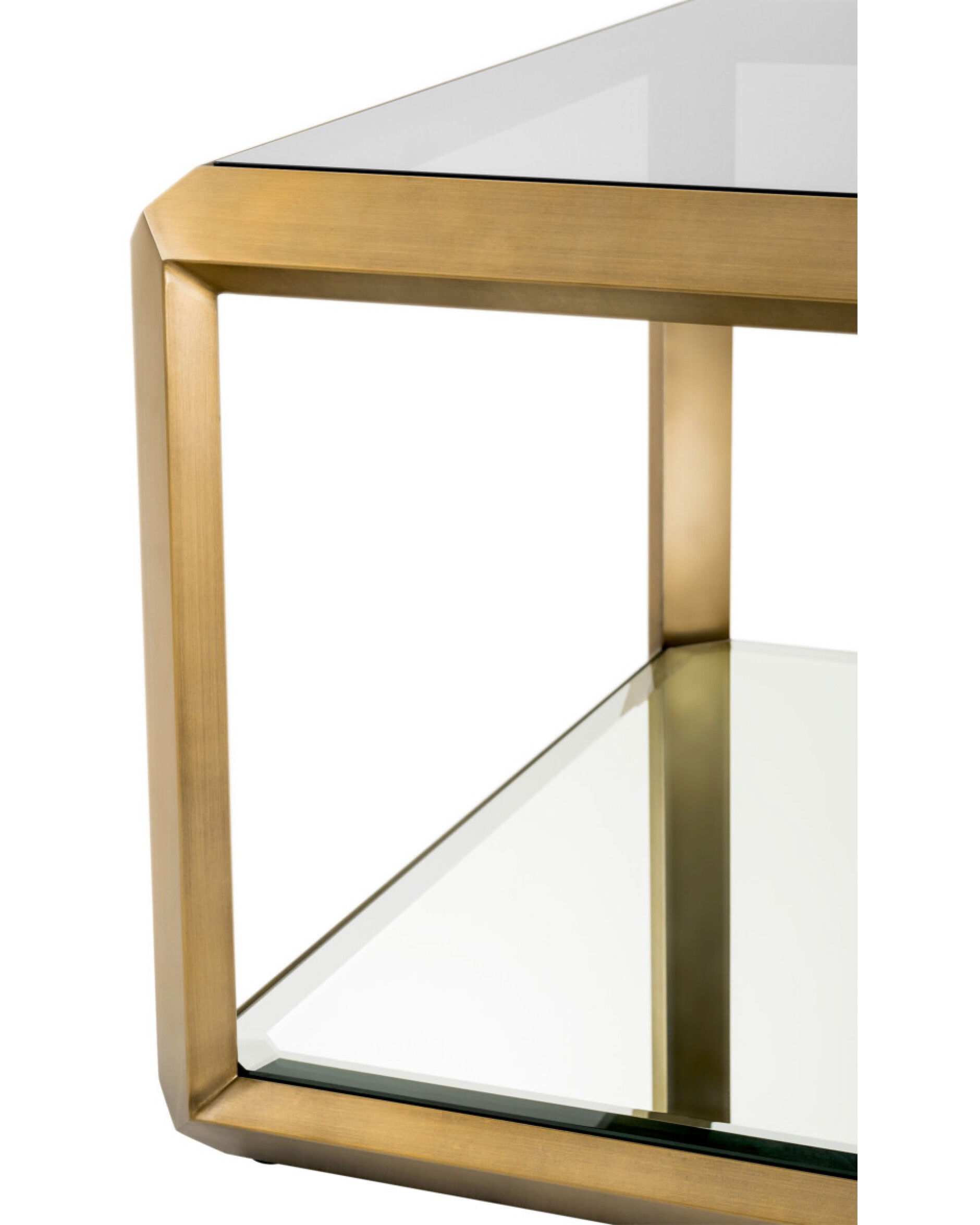 Callum bijzettafel messing