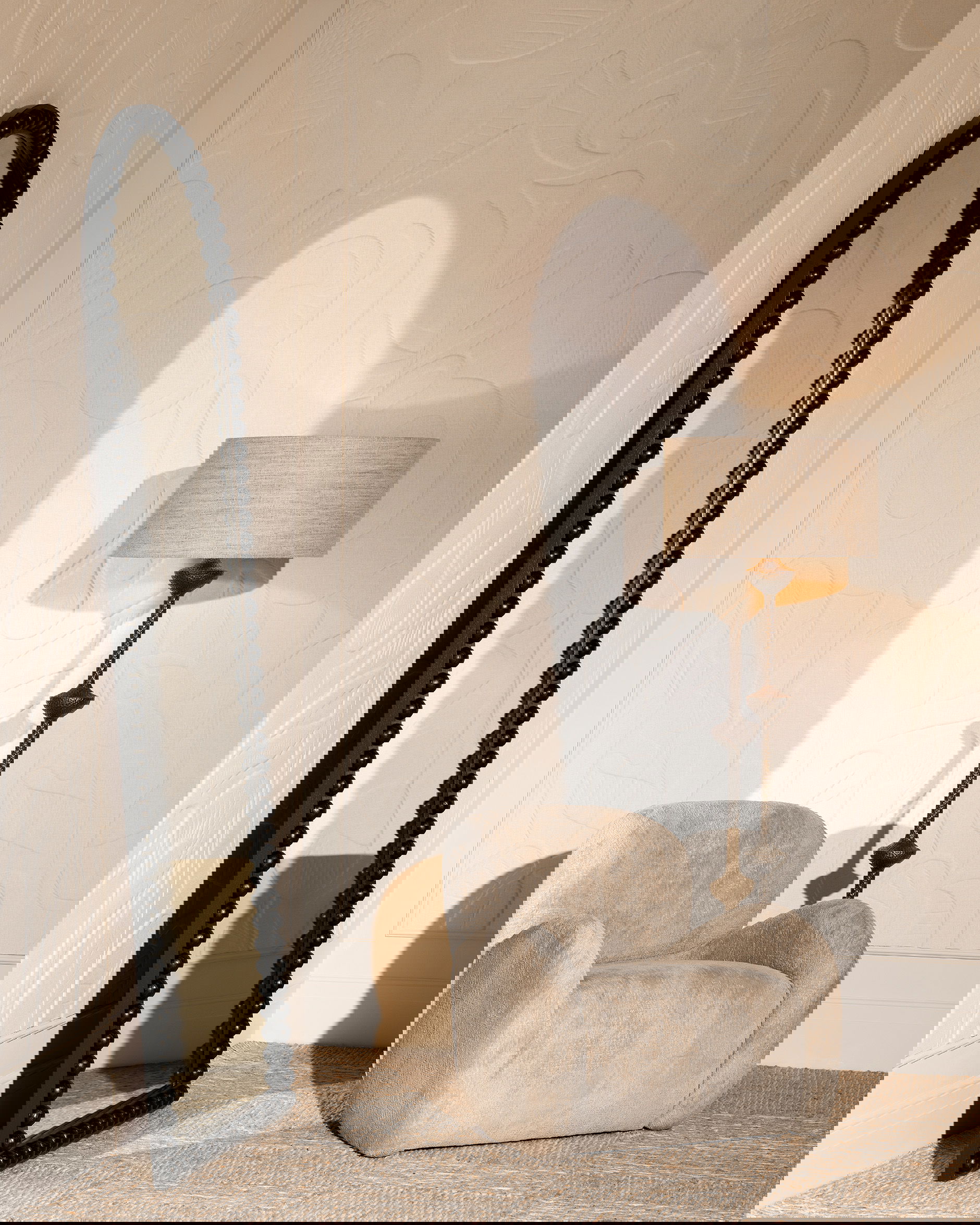 Lucente vloerlamp antiek messing