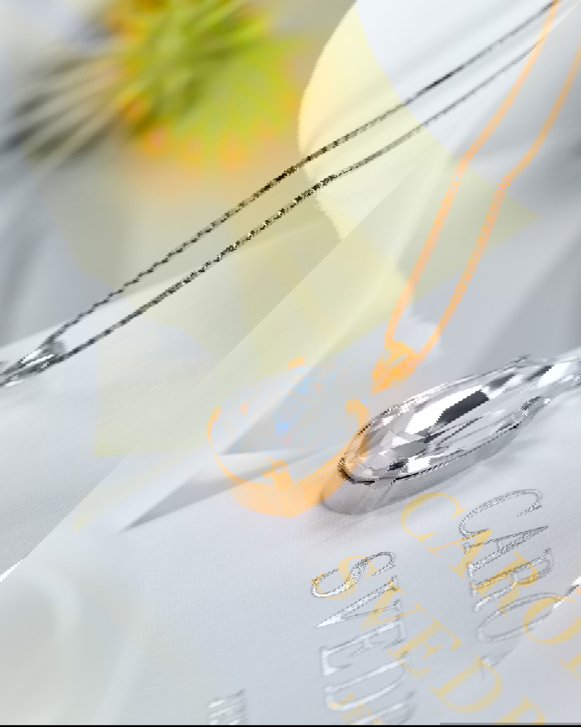 Mini Drop halsband crystal