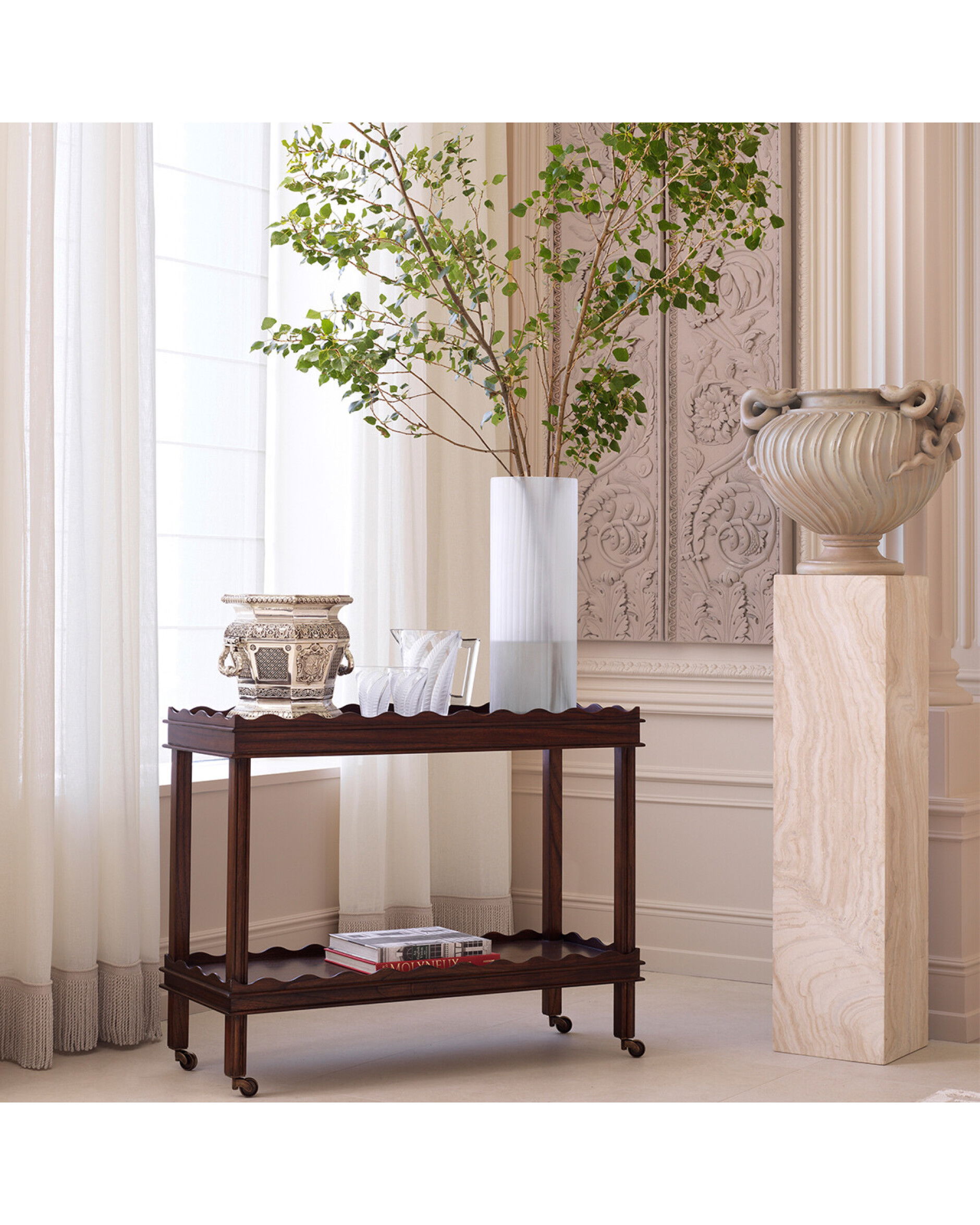 Harrold serveerwagen bruin