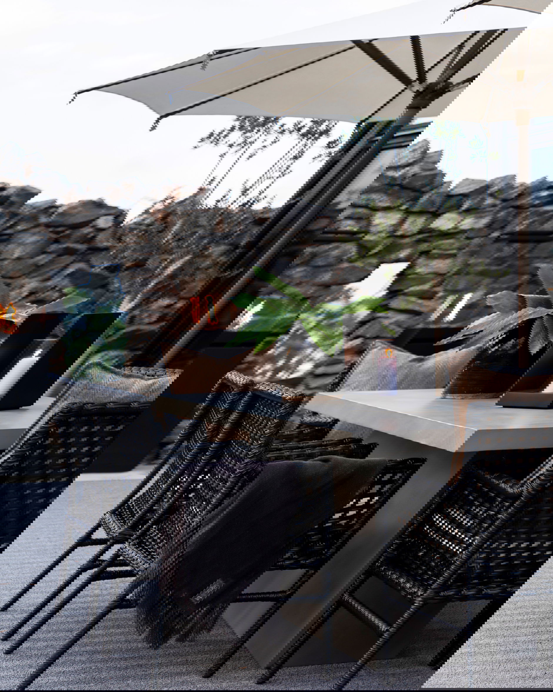 Mancini ljuslykta svart