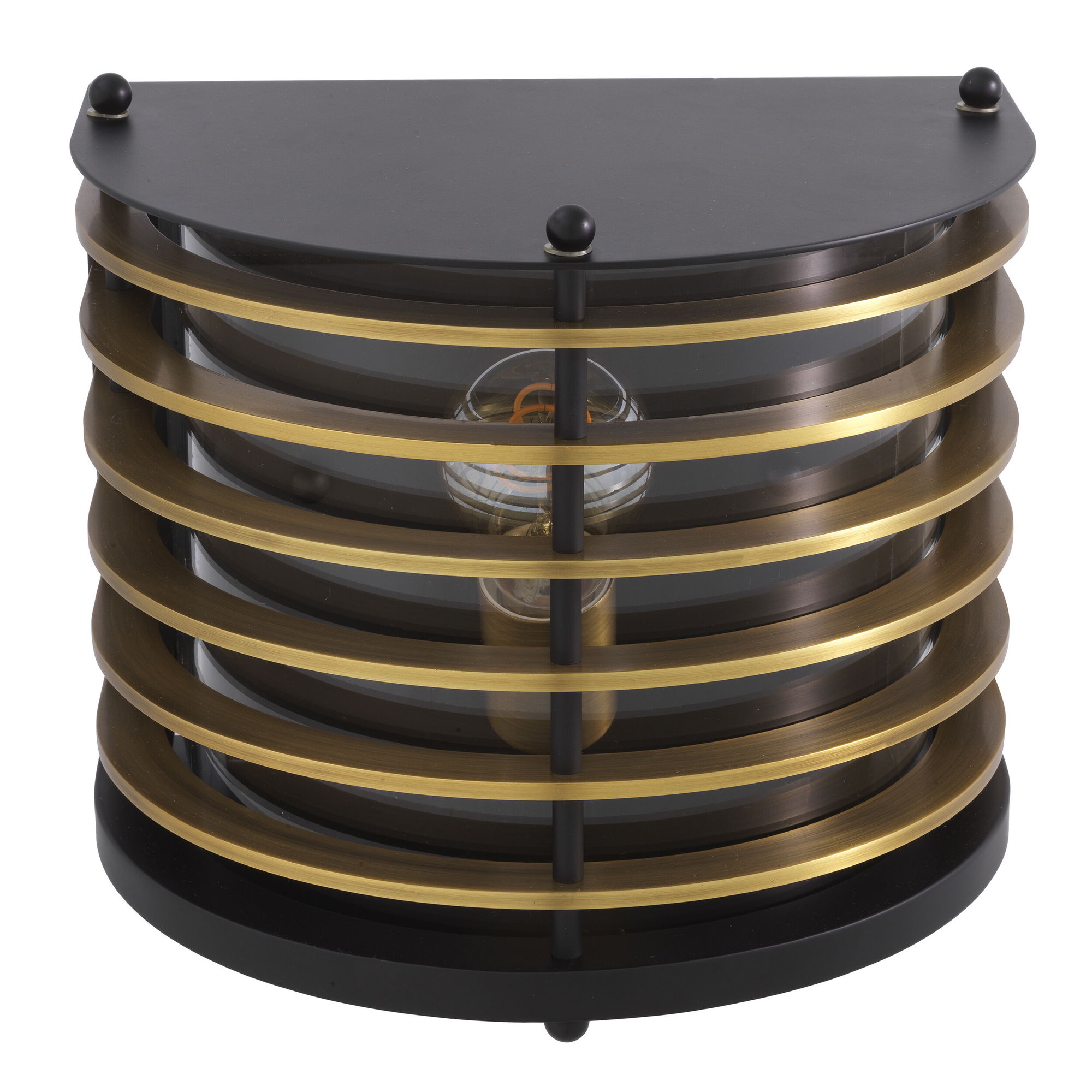 Logan vägglampa svart