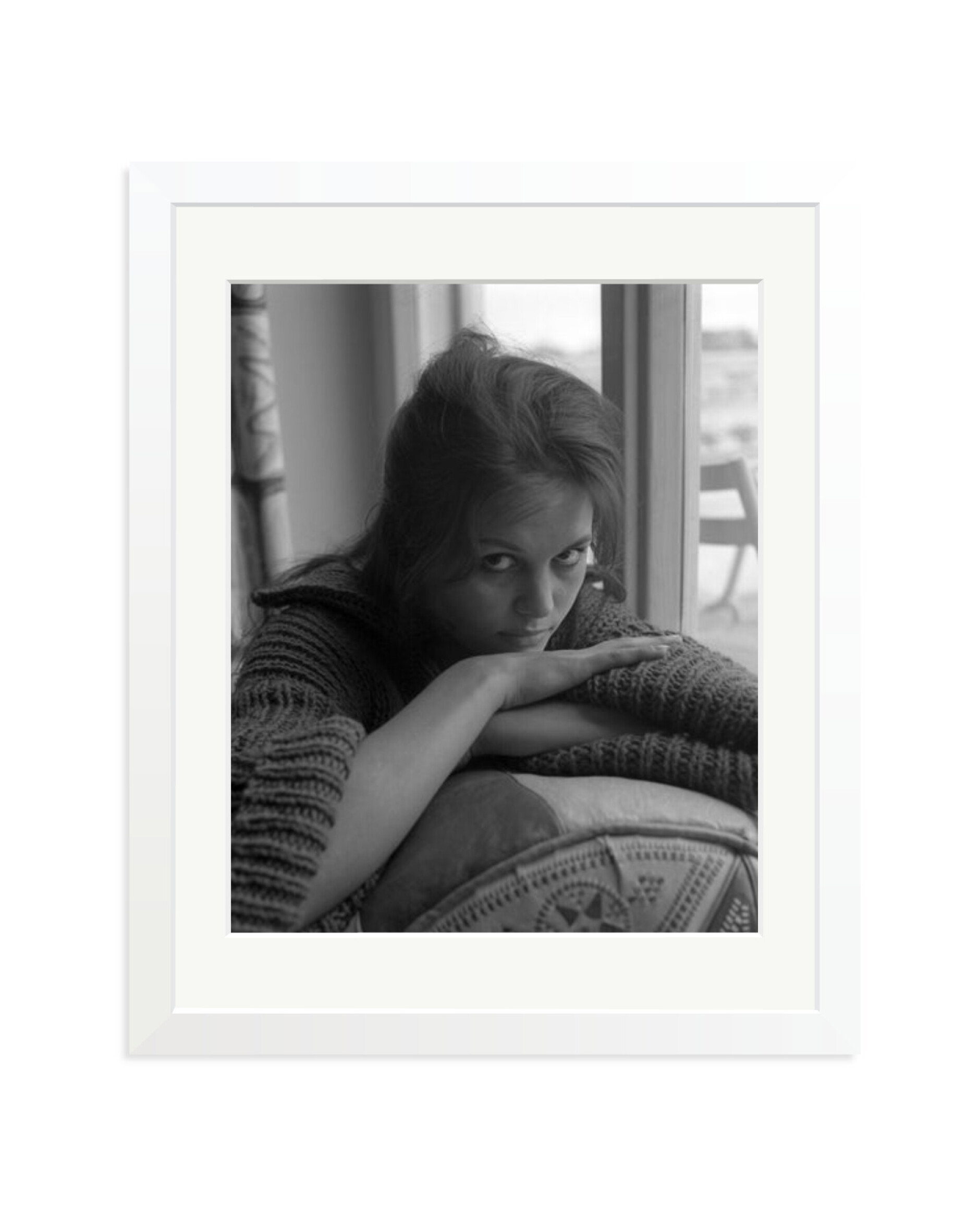 Claudia Cardinale Staring White / Medium