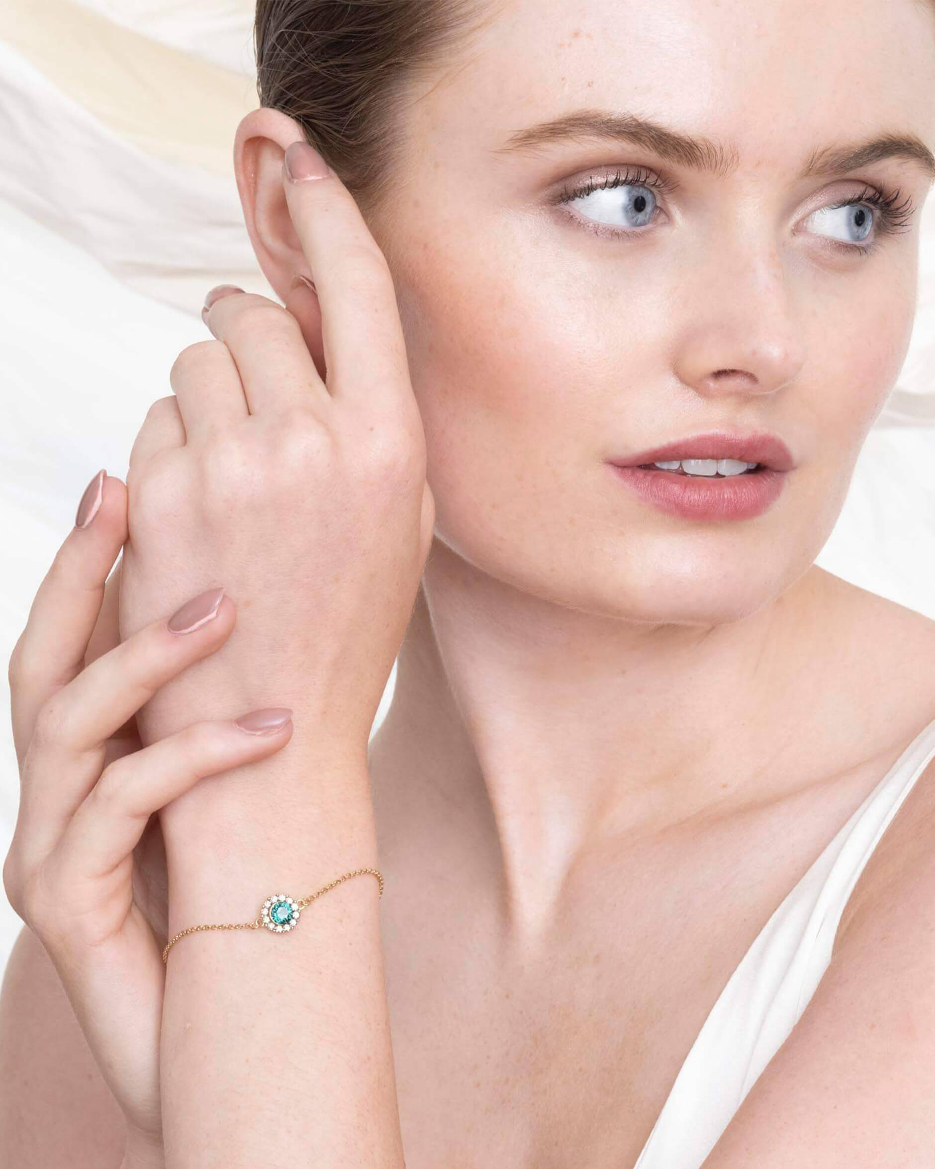 Celeste Bracelet Emerald / Black Diamond