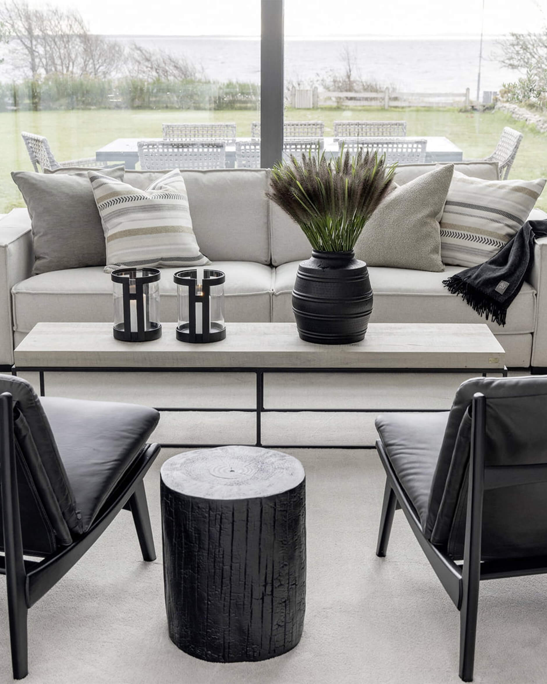 Nomad Woven kuddfodral linen