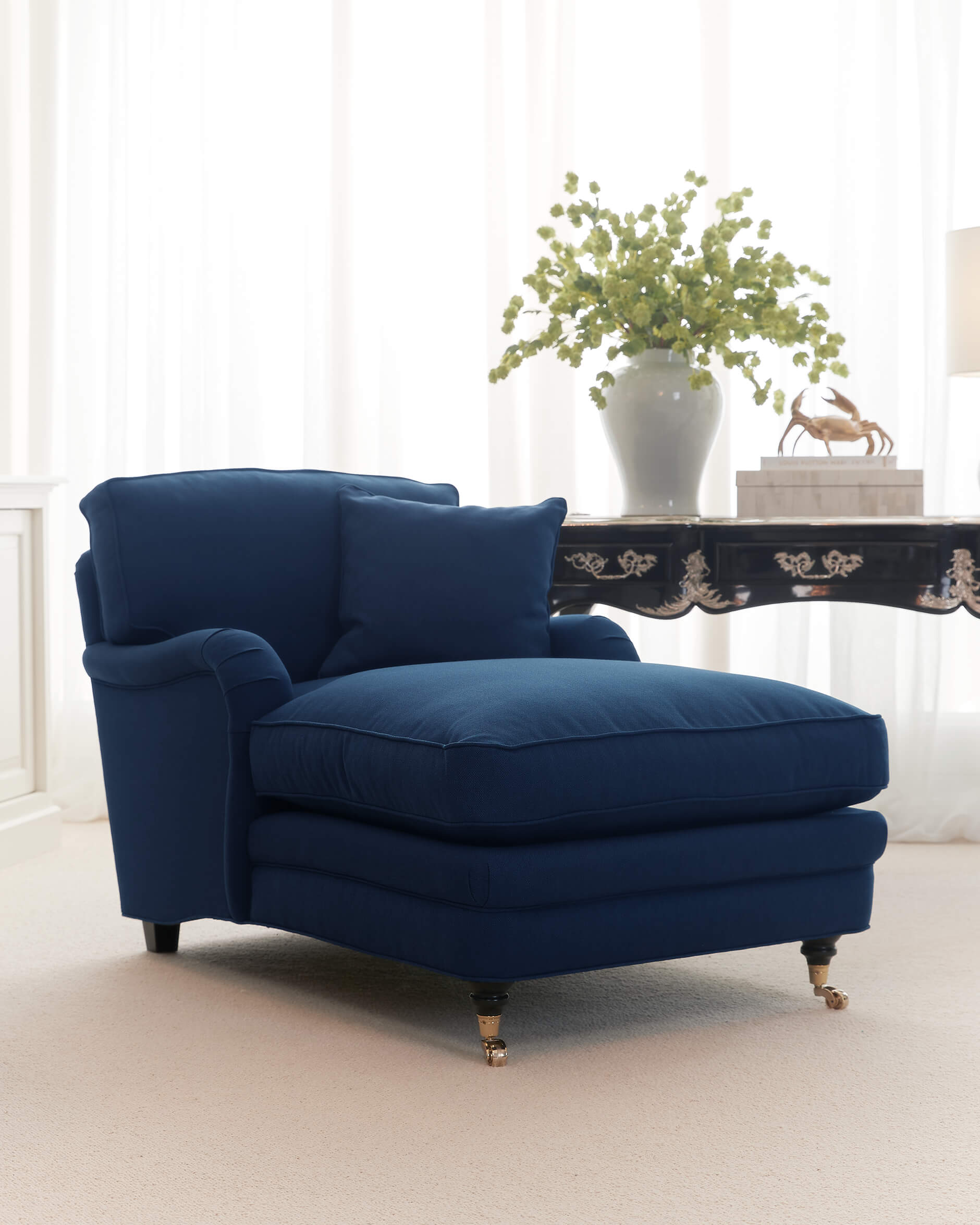 Howard Heritage schäslong indigo