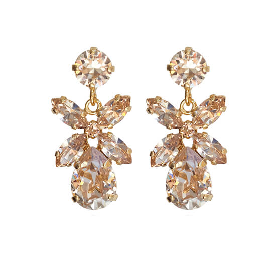 Silk - Mini Dione Earrings Crystal