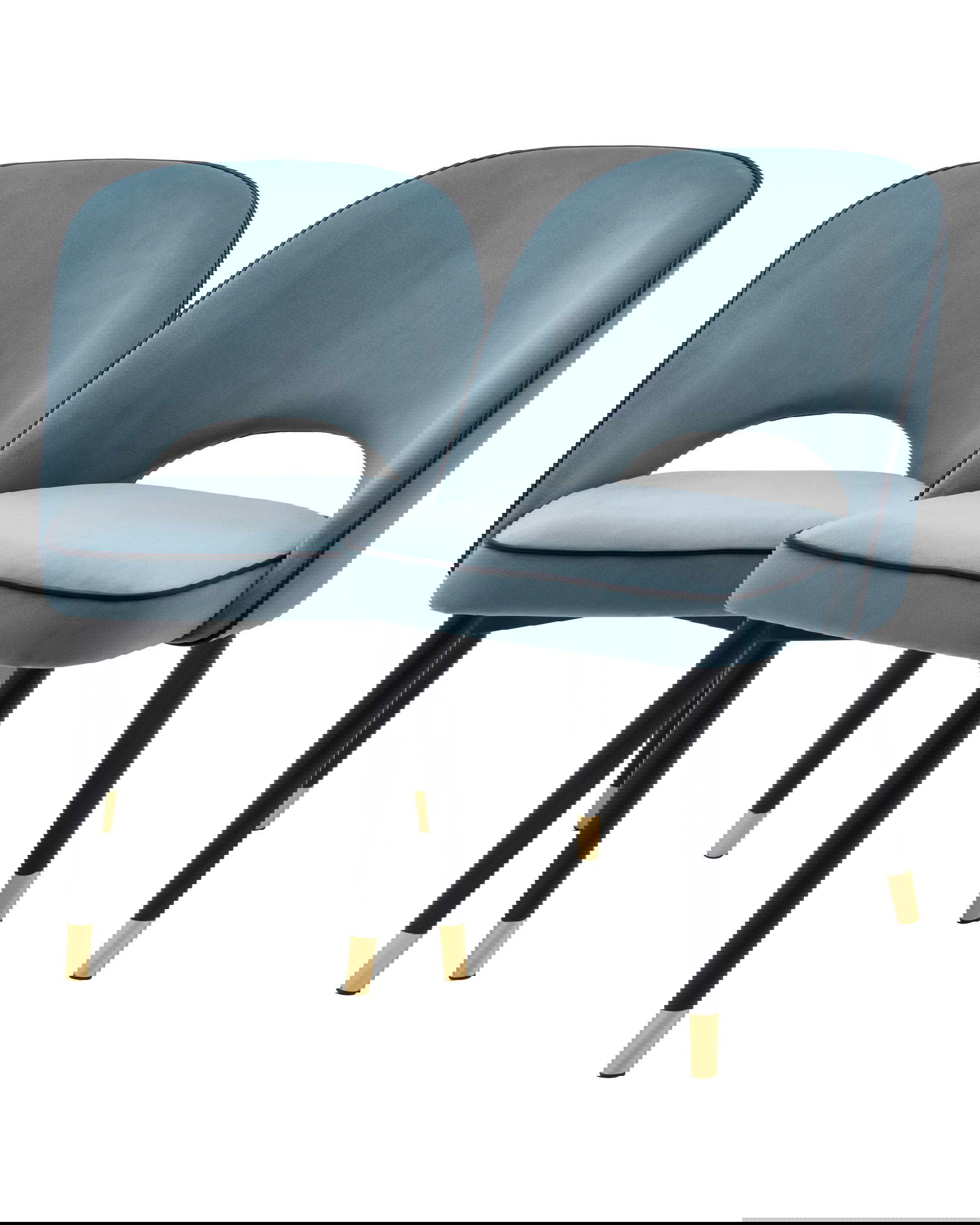 Cliff matstolar blå 2-set OUTLET