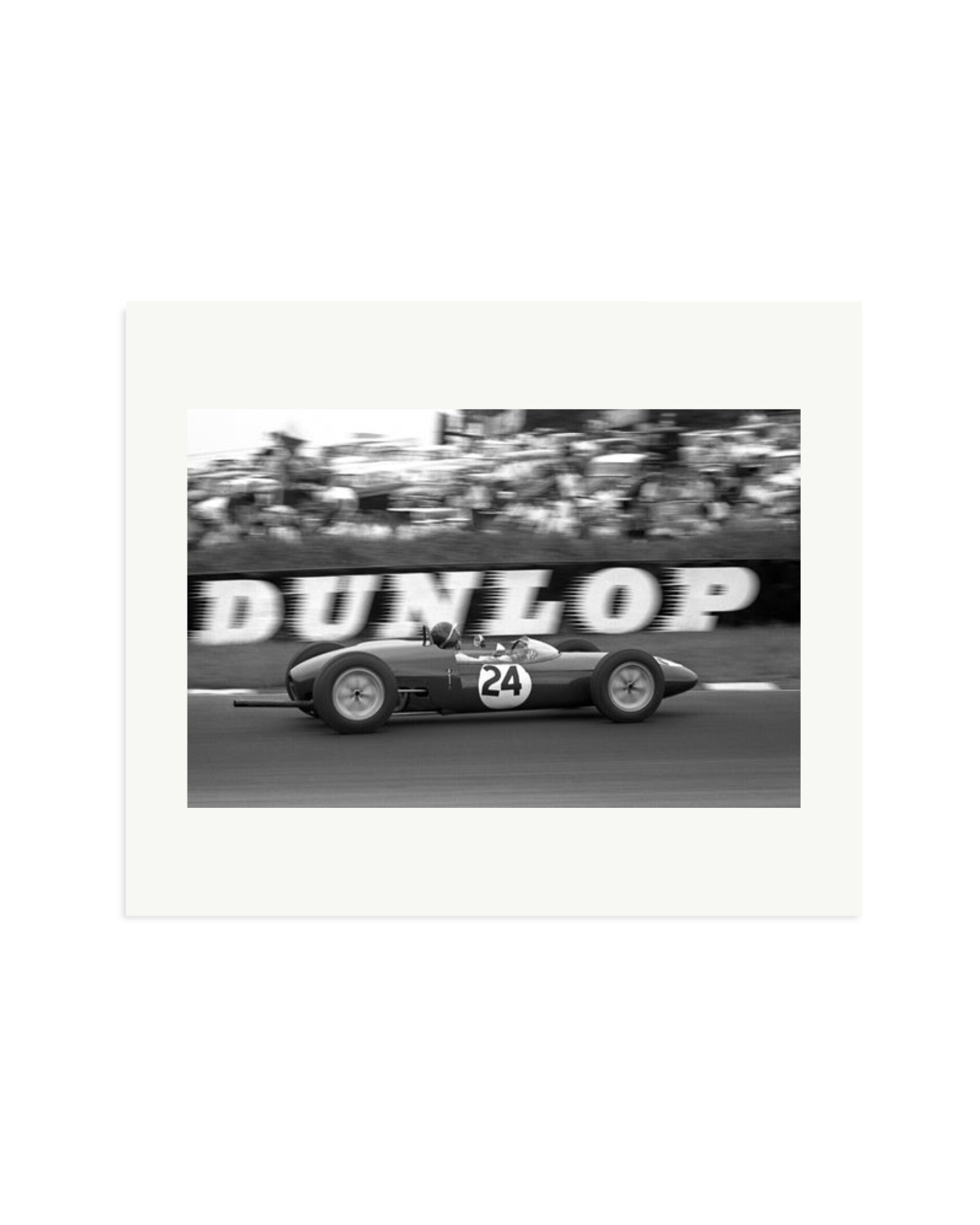 Jim Clark in a Lotus 21 Print Only / Large