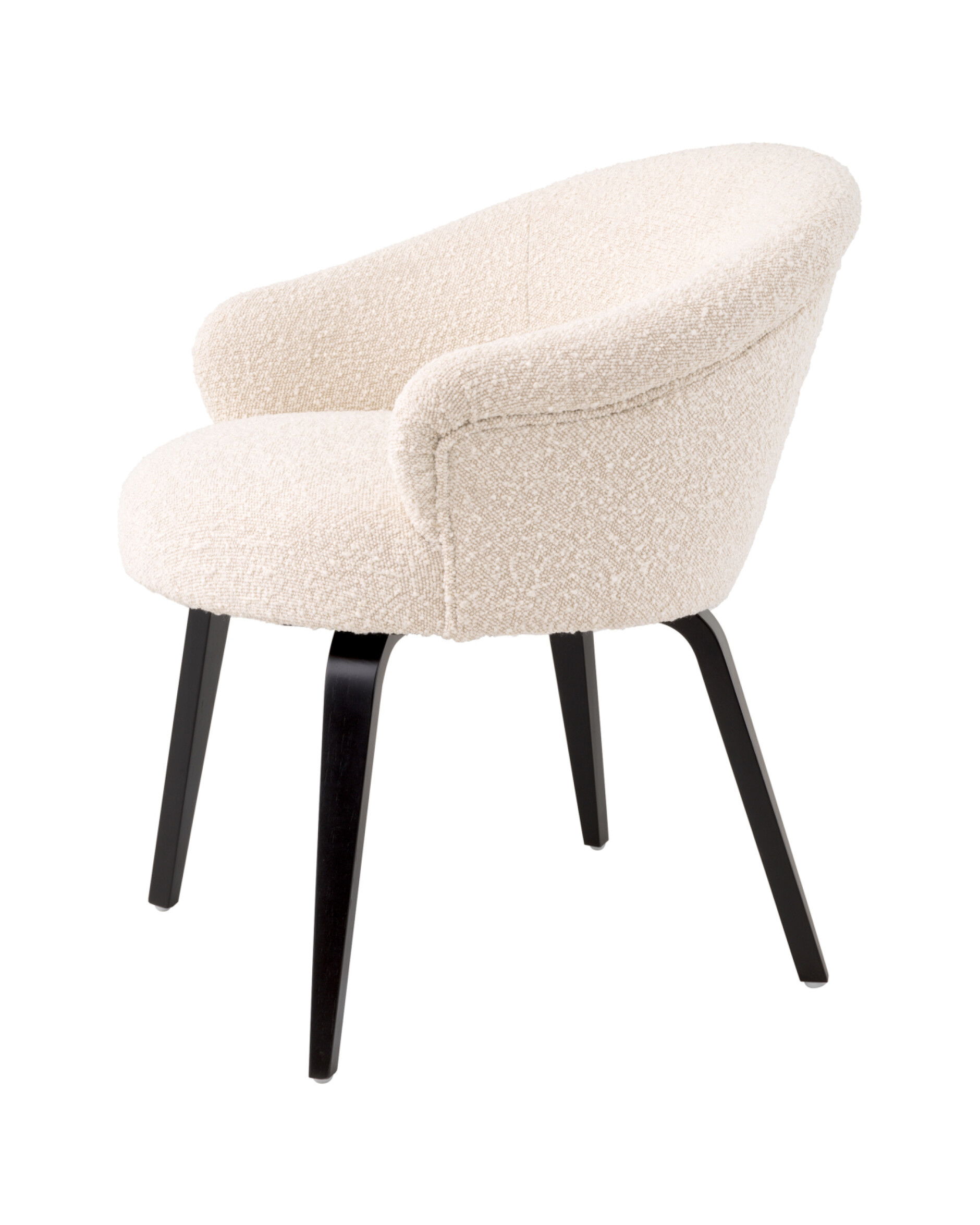 Moretti matstol bouclé cream