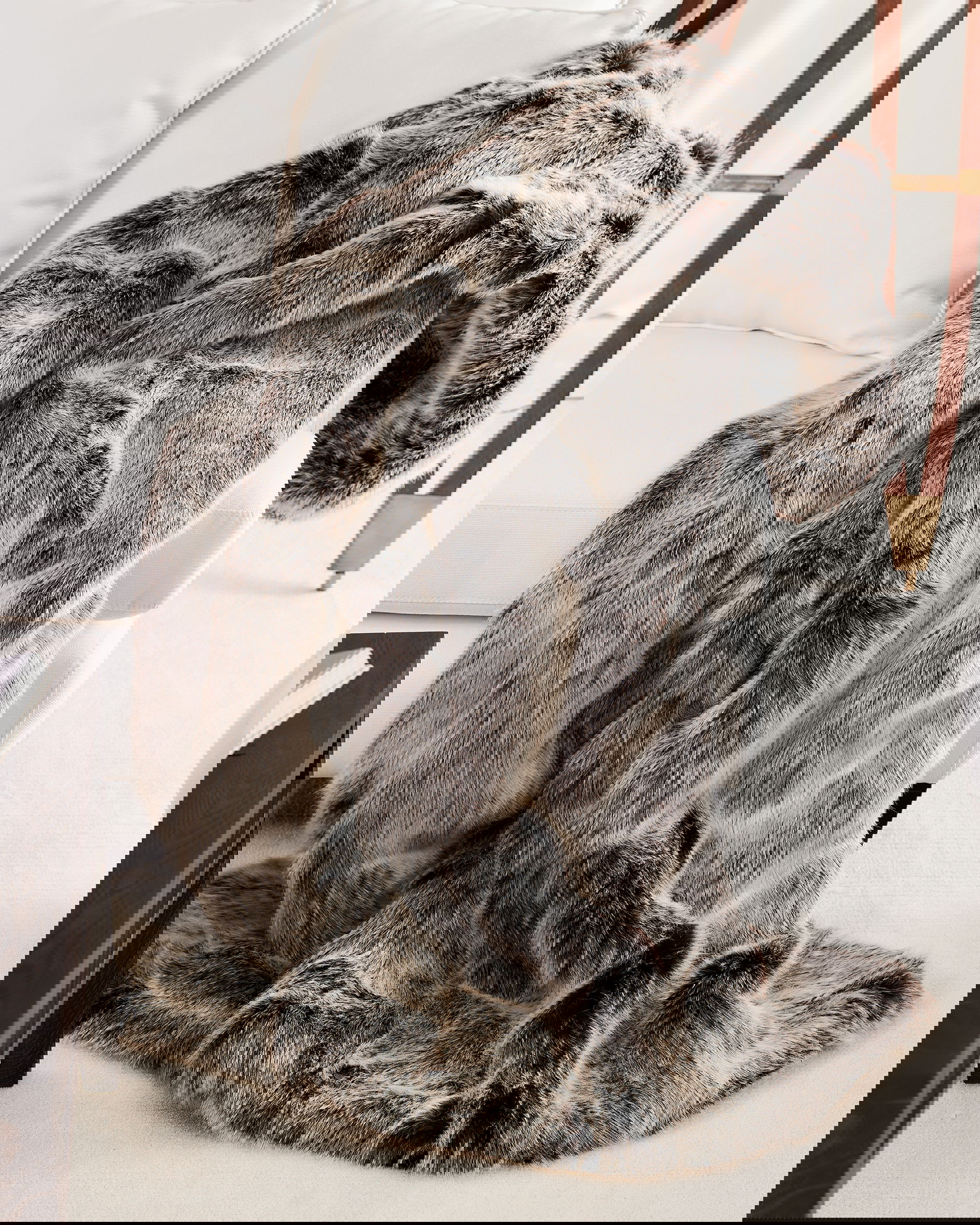 St. Moritz plaid timber wolf