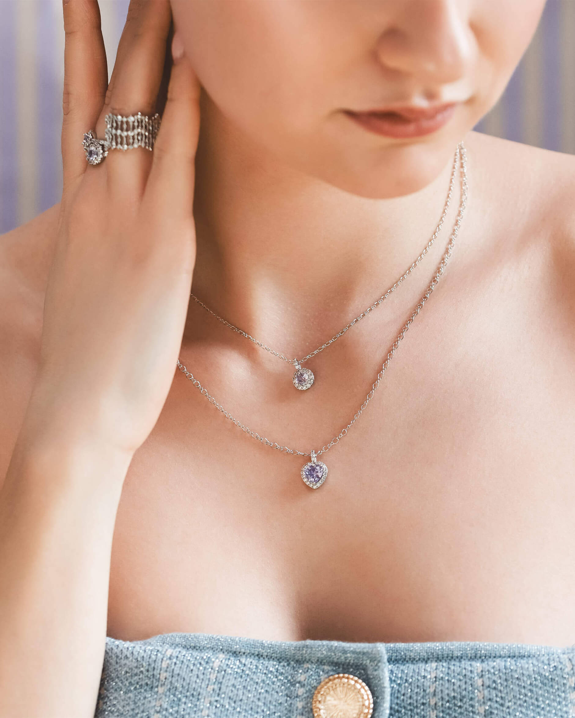 Laurie Necklace Lavender