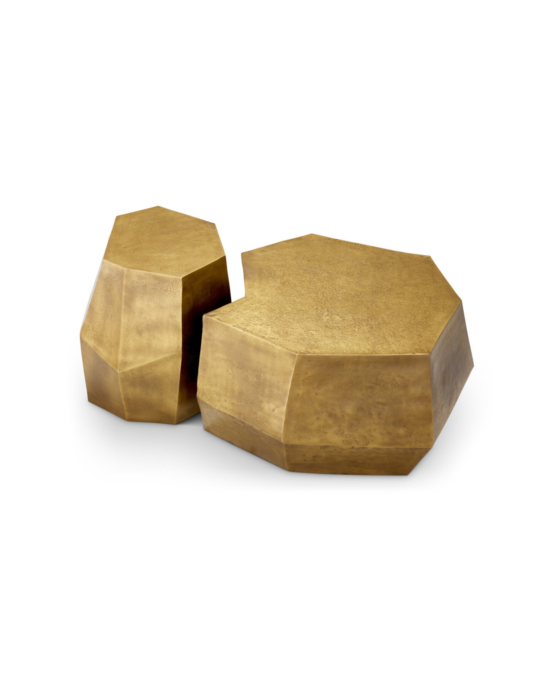 Urbino soffbord antik mässing 2 set