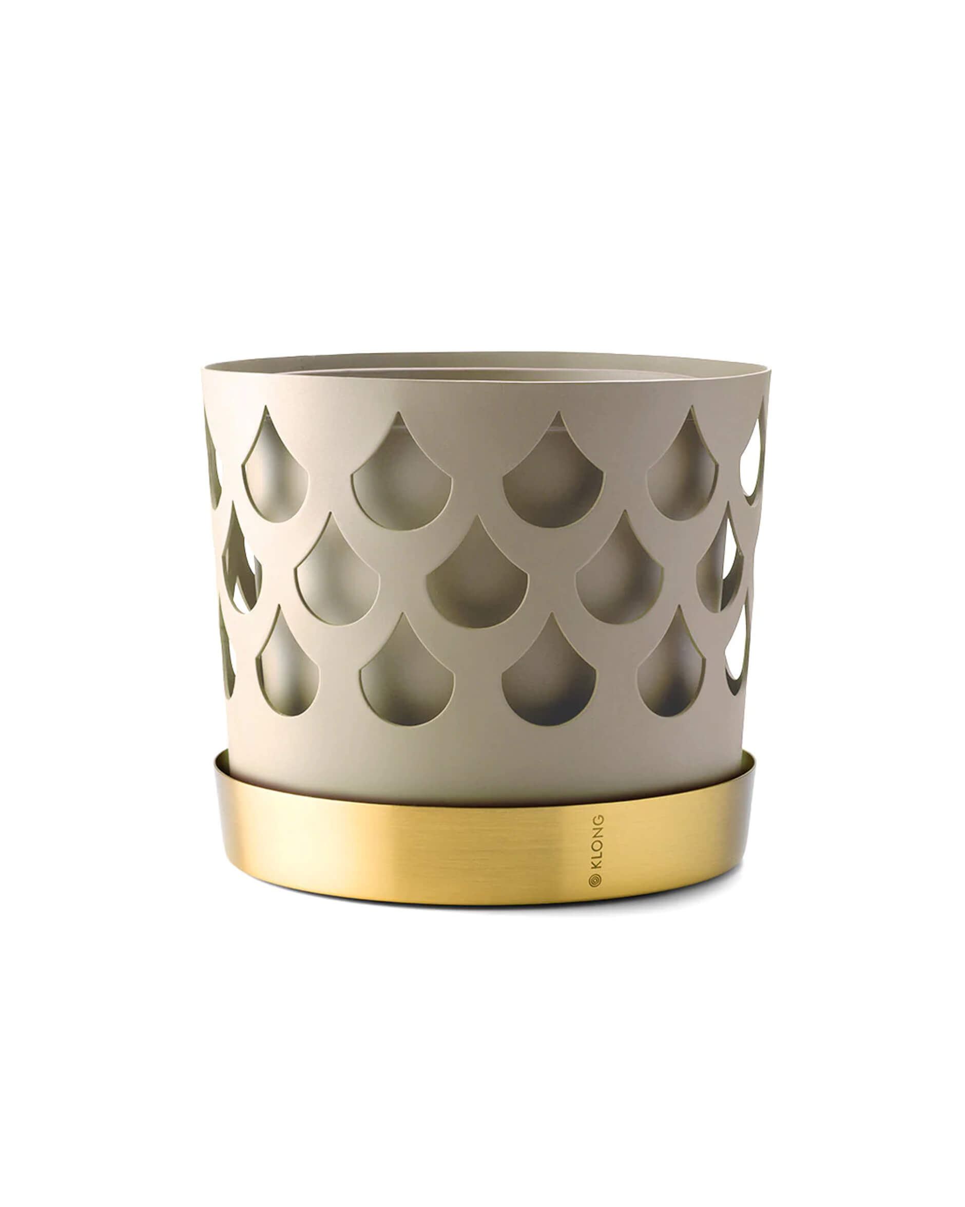 Trio Drop kruka beige