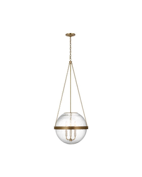 Reese 18" Globe Pendant Brass