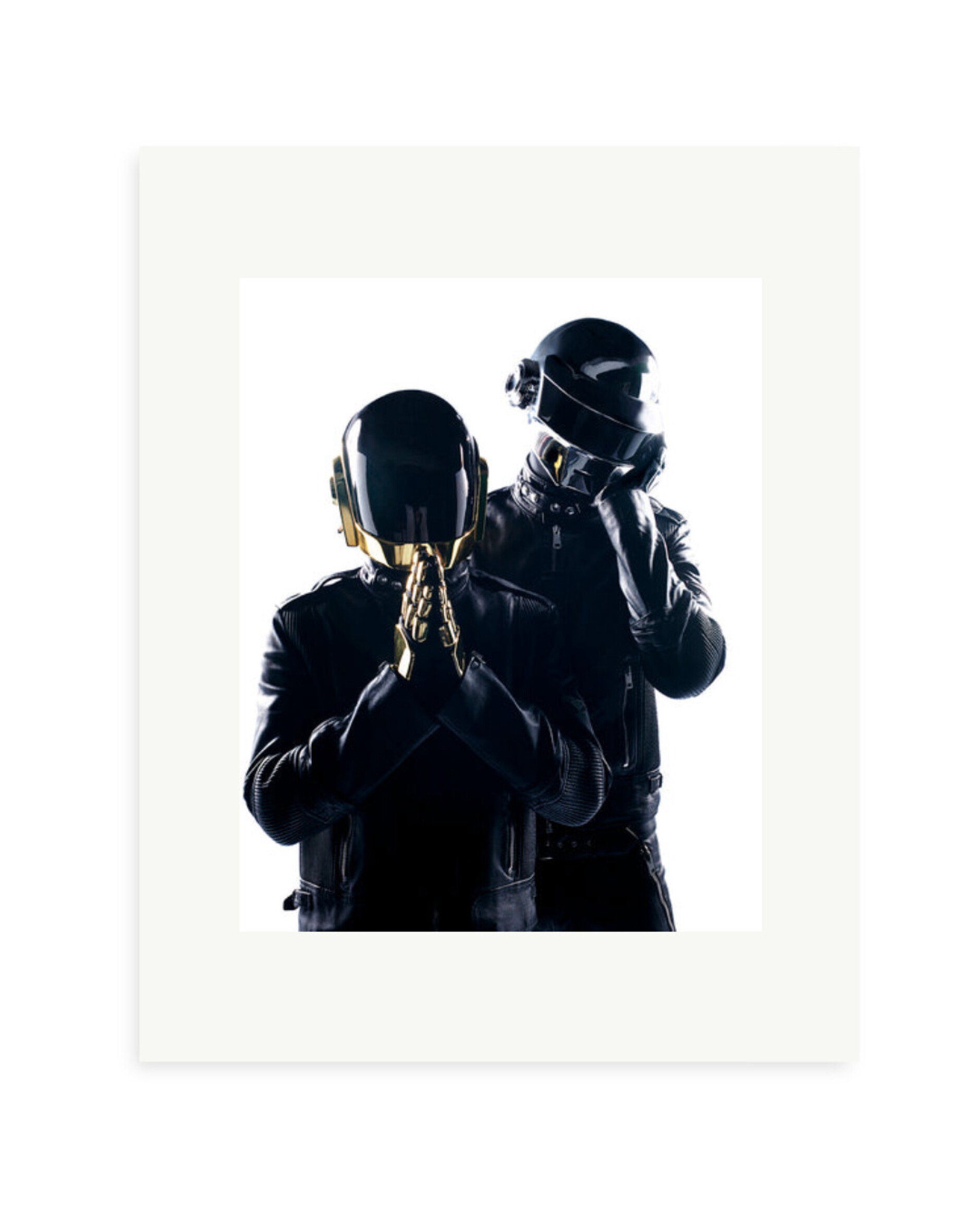 Daft Punk Robot Pray Print Only / Small