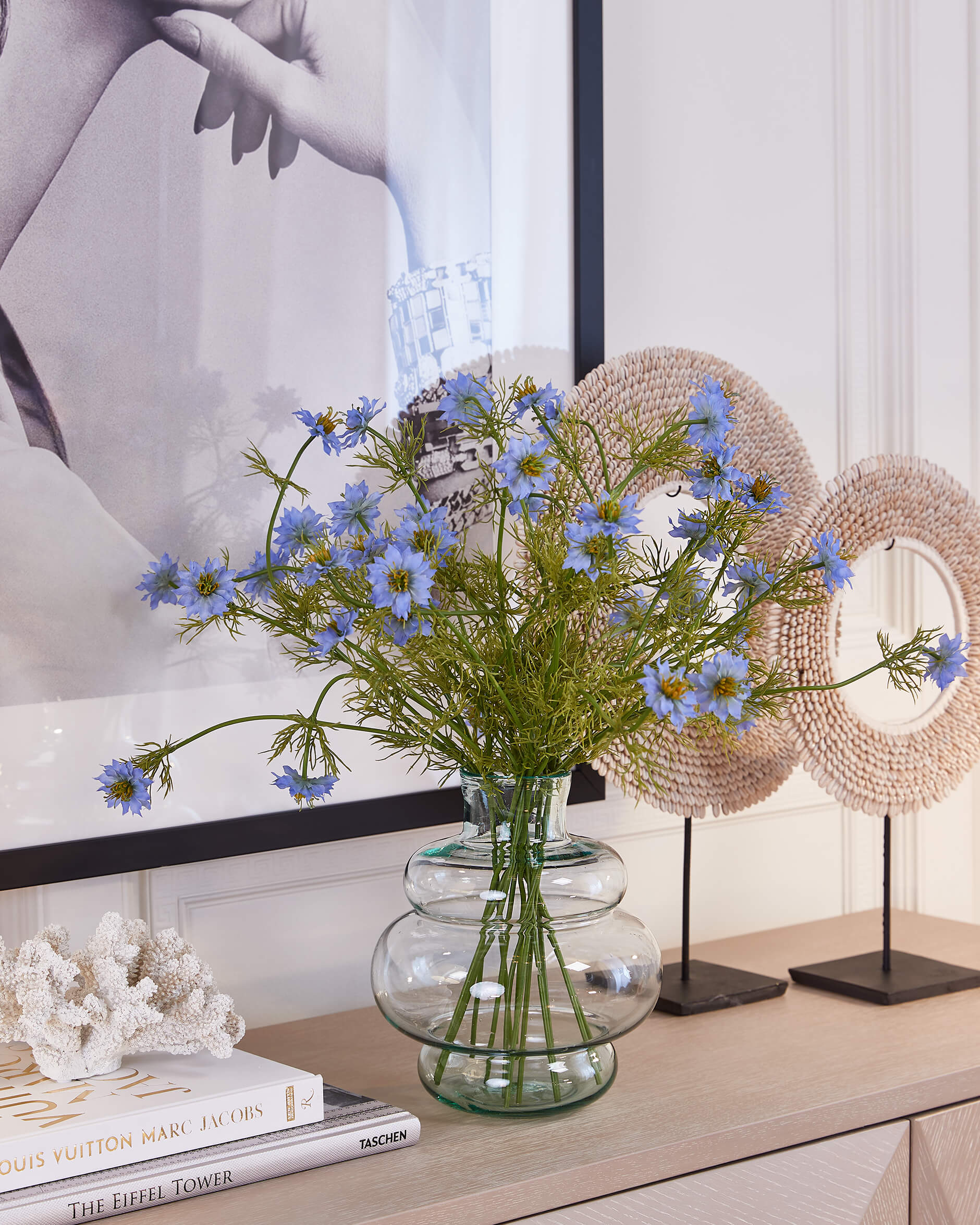 Nigella snittblomma blå