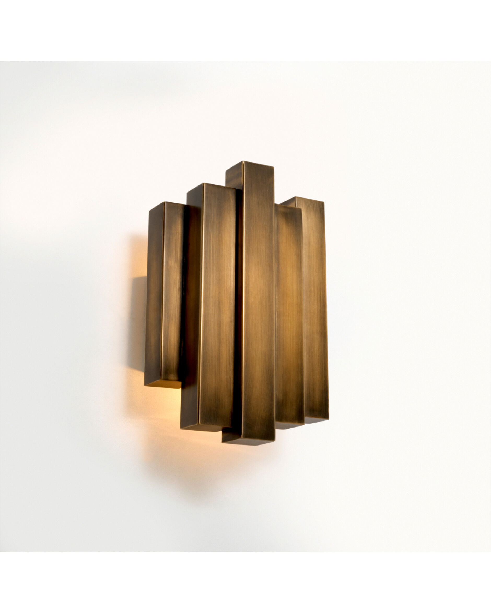 Beau Rivage vägglampa mässing