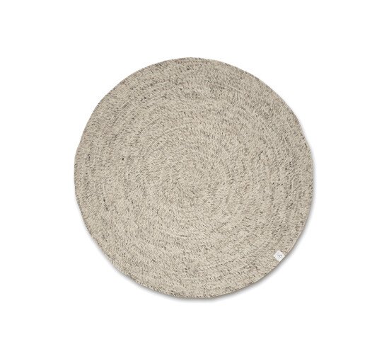 Merino-matto pyöreä natural beige
