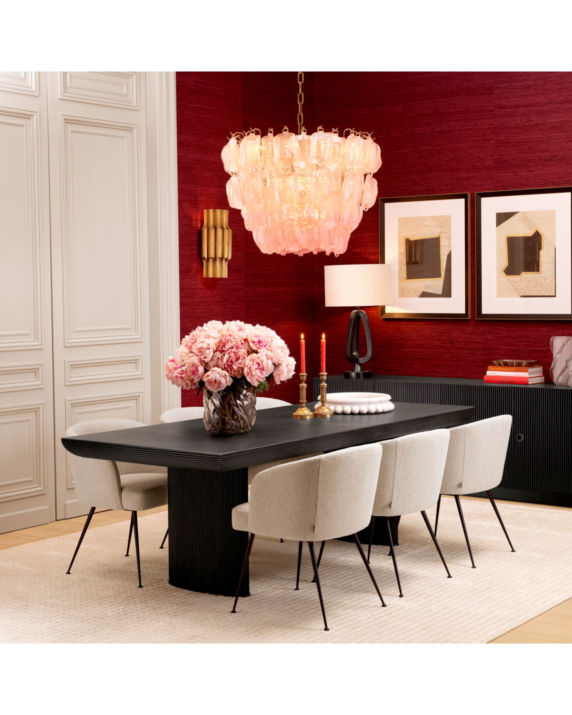 Winston Dining Table Charcoal Grey