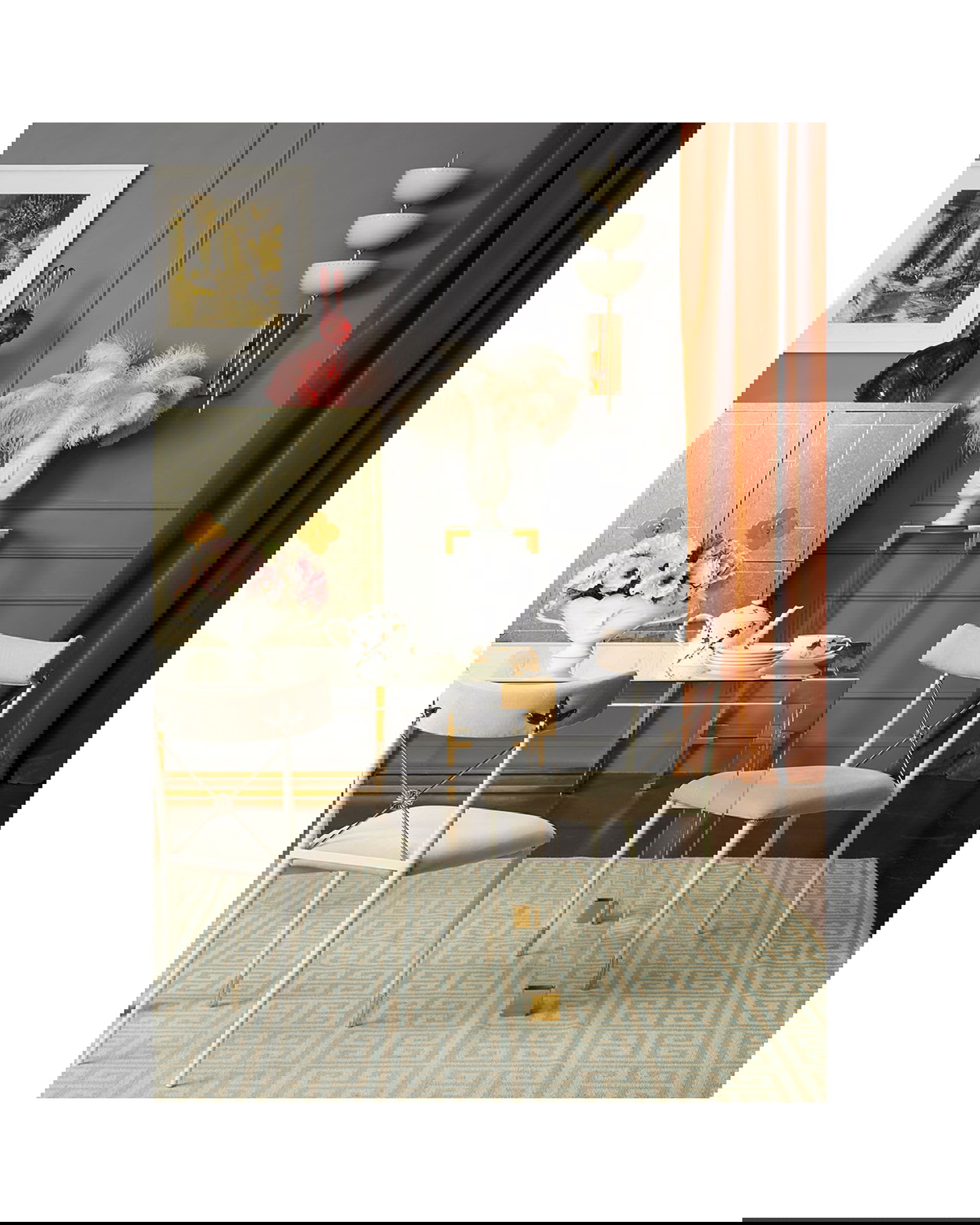 Jacques matbord mässing