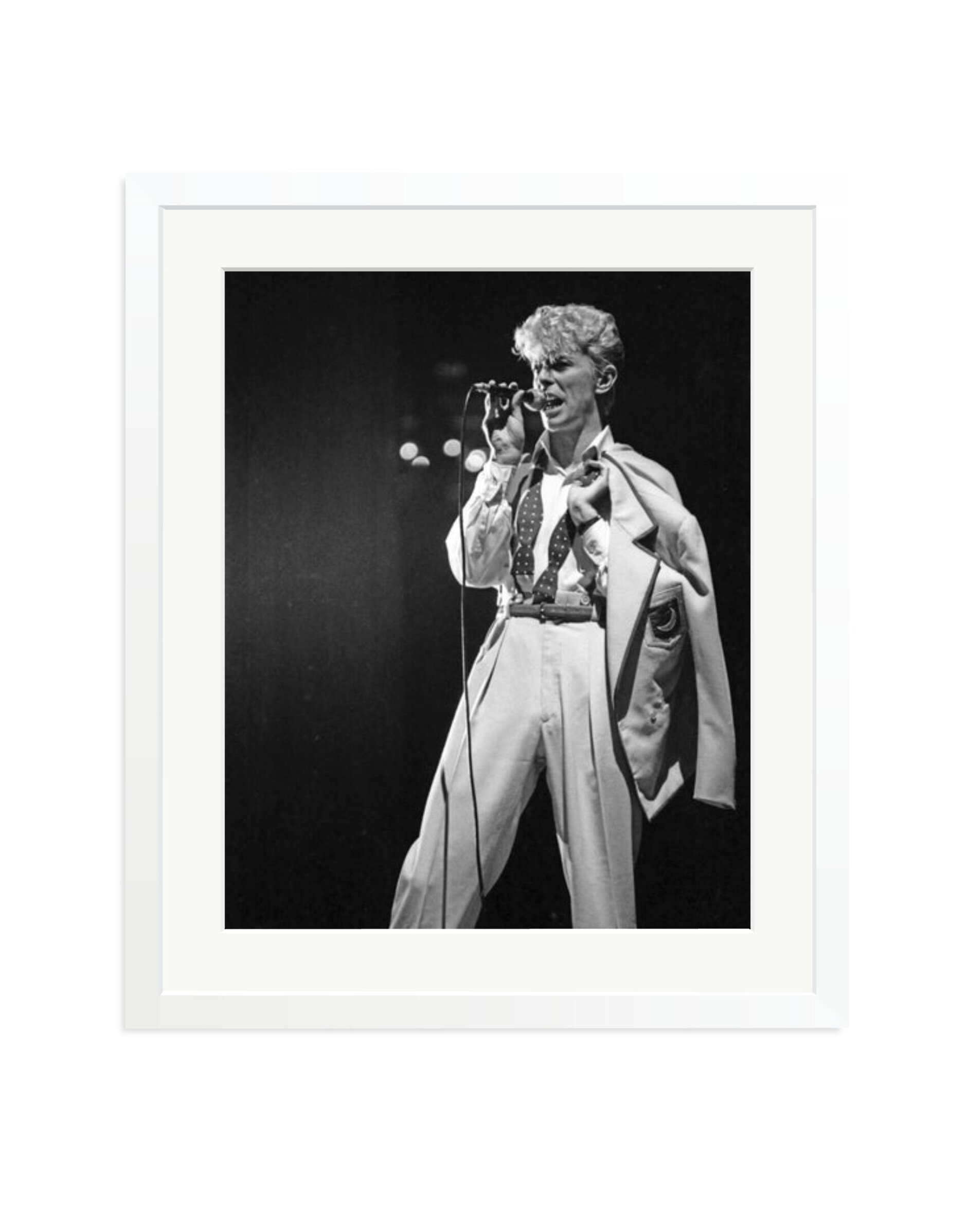 Bowie Serious Moonlight Tour White / Large