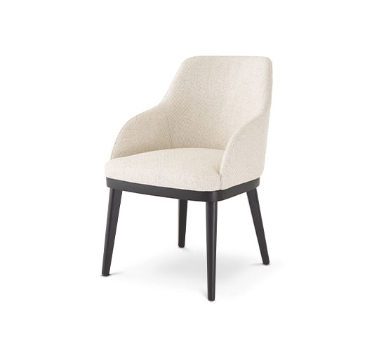 null - Costa Dining Chair Bouclé Grey