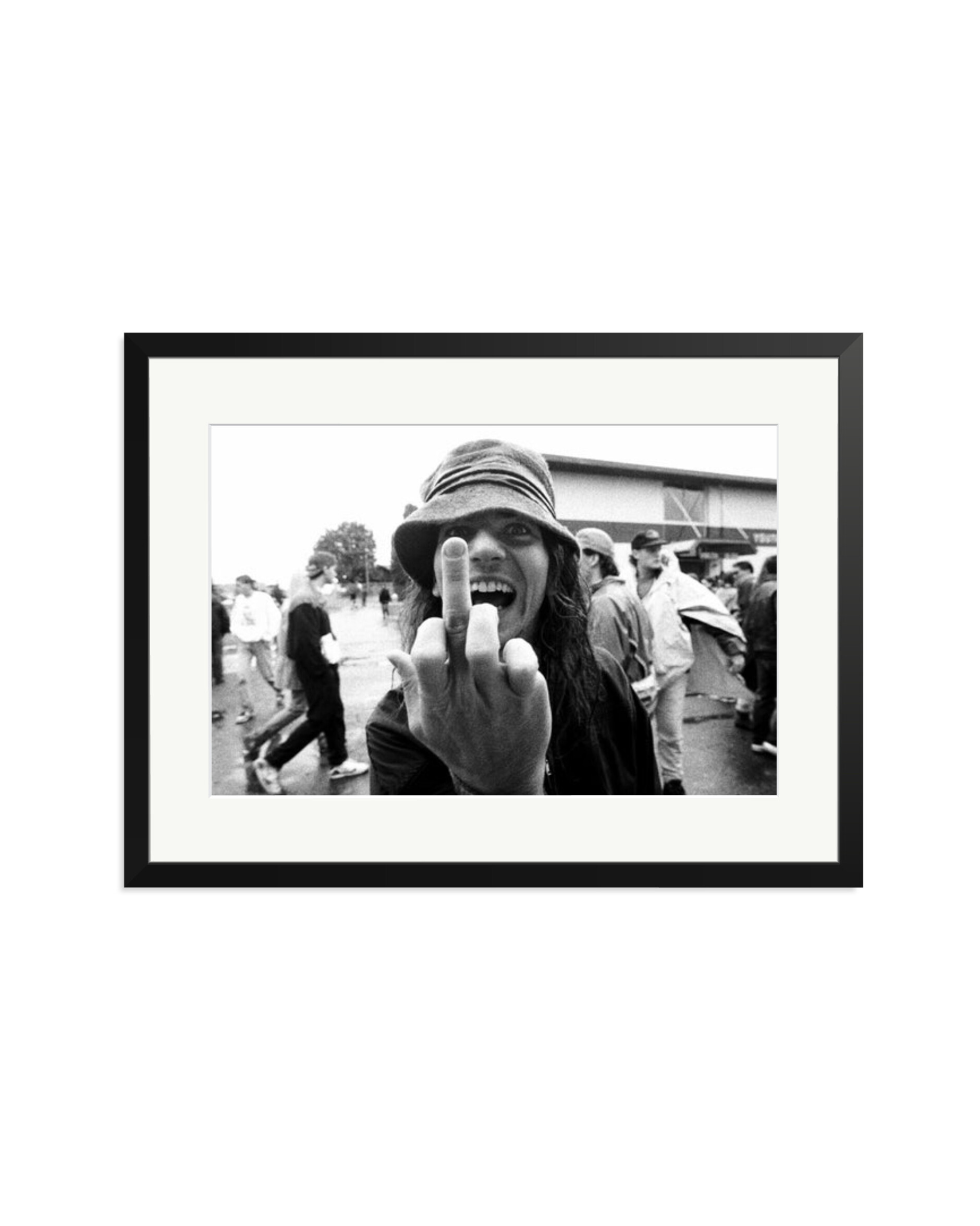 Eddie Vedder Flipping the Bird Black / XL