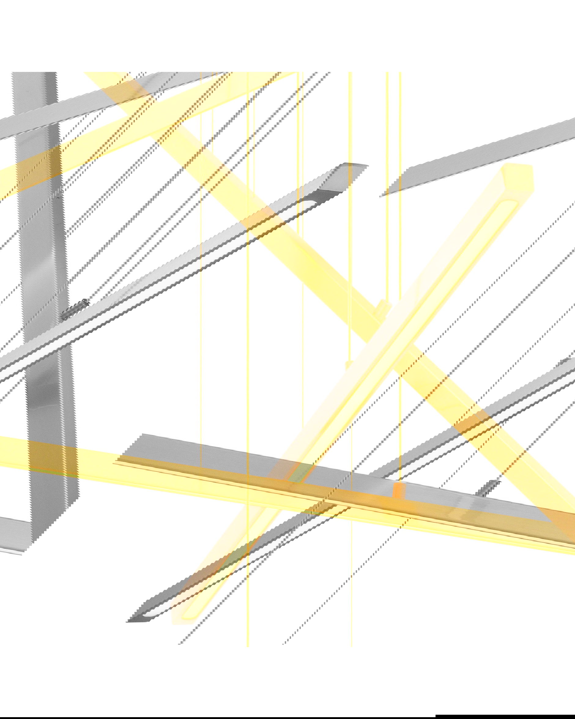 Kimpton taklampa mässing